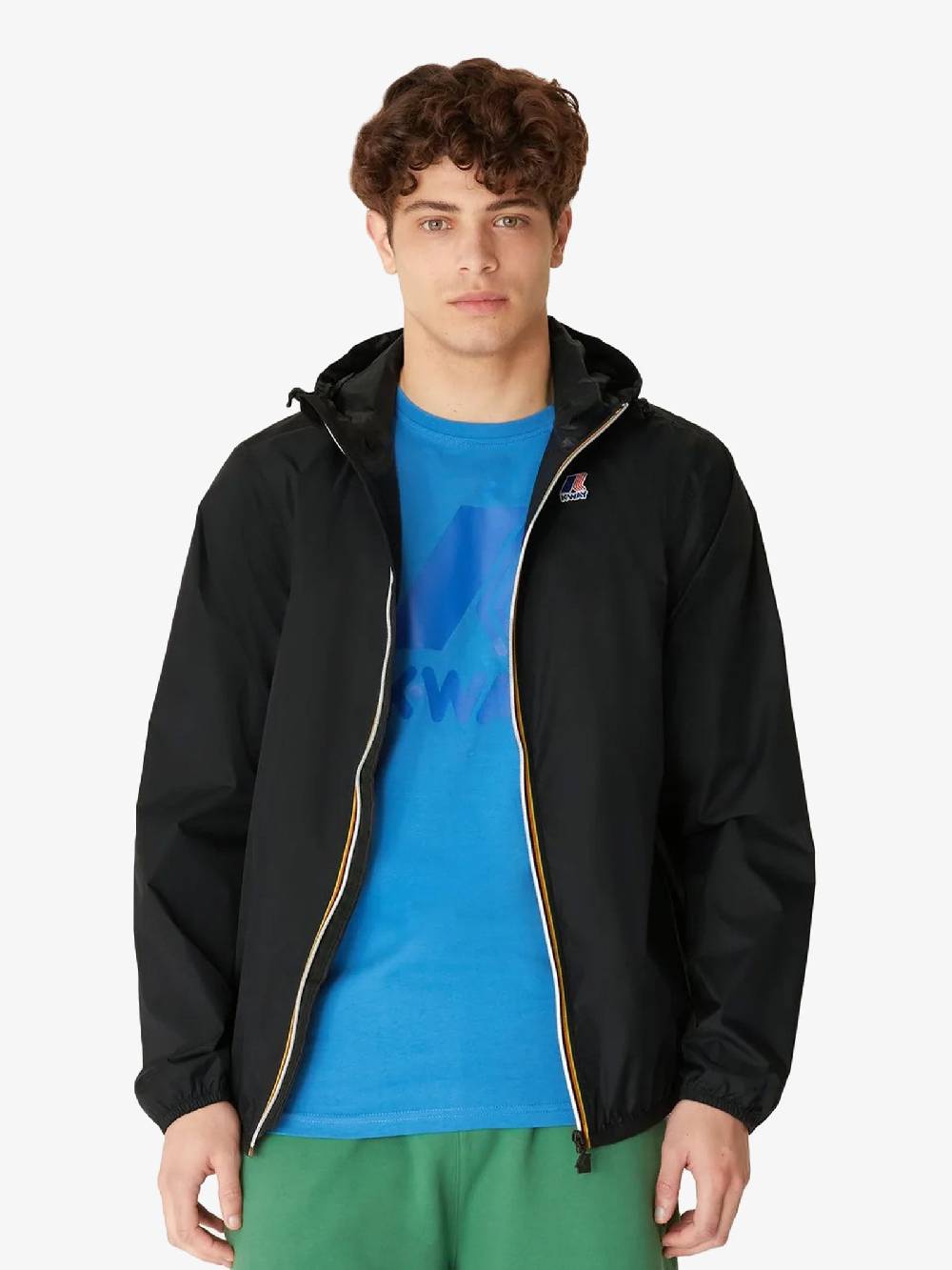 K-WAY Giubbotto Le Vrai 3.0 Claude Uomo Nero