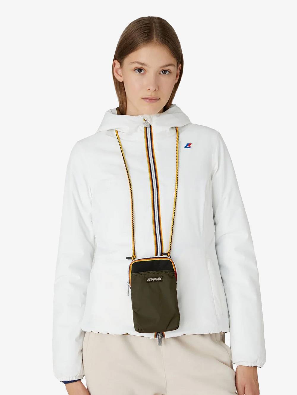 K-WAY Marsupio In Nylon Vitree Unisex Verde