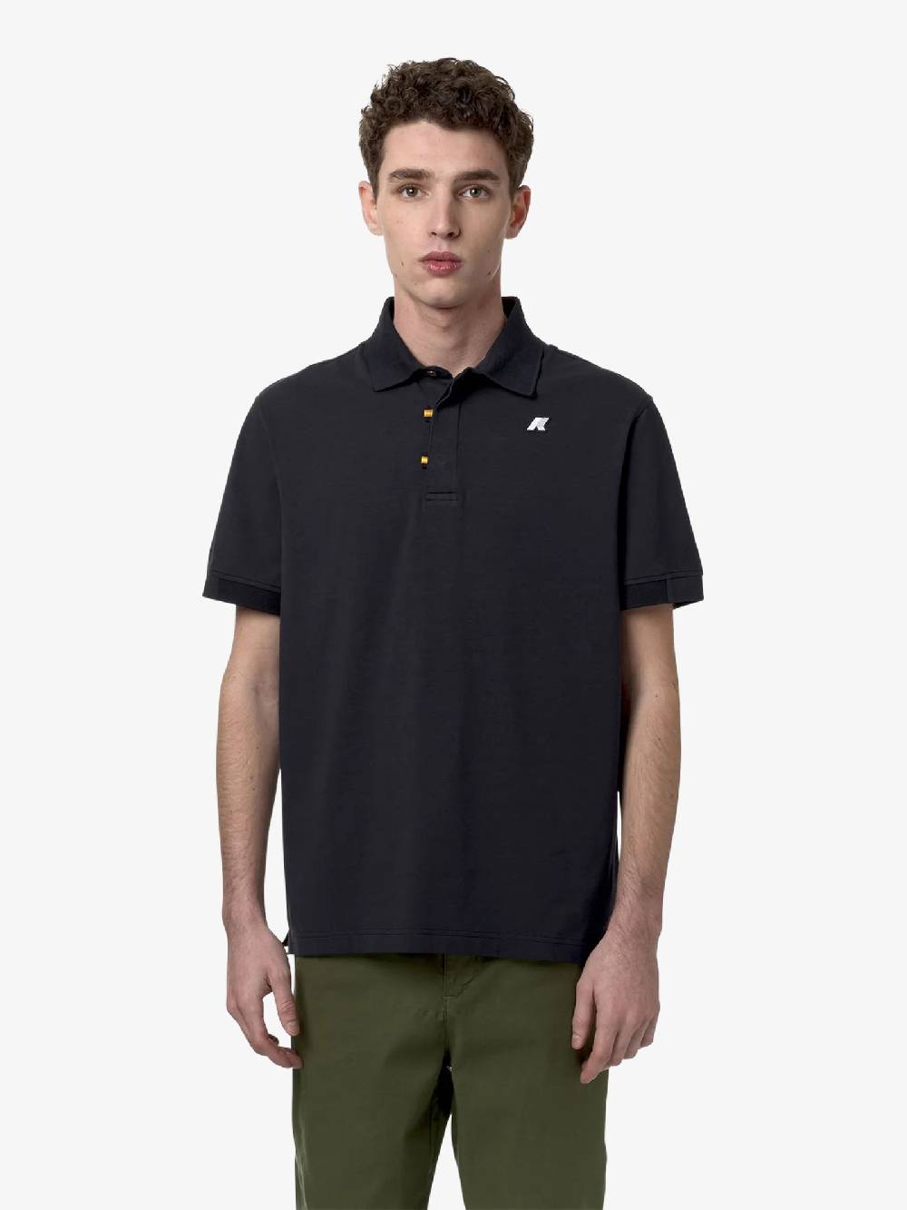 K-WAY Polo Alderic K71283W Uomo Cotone Blu