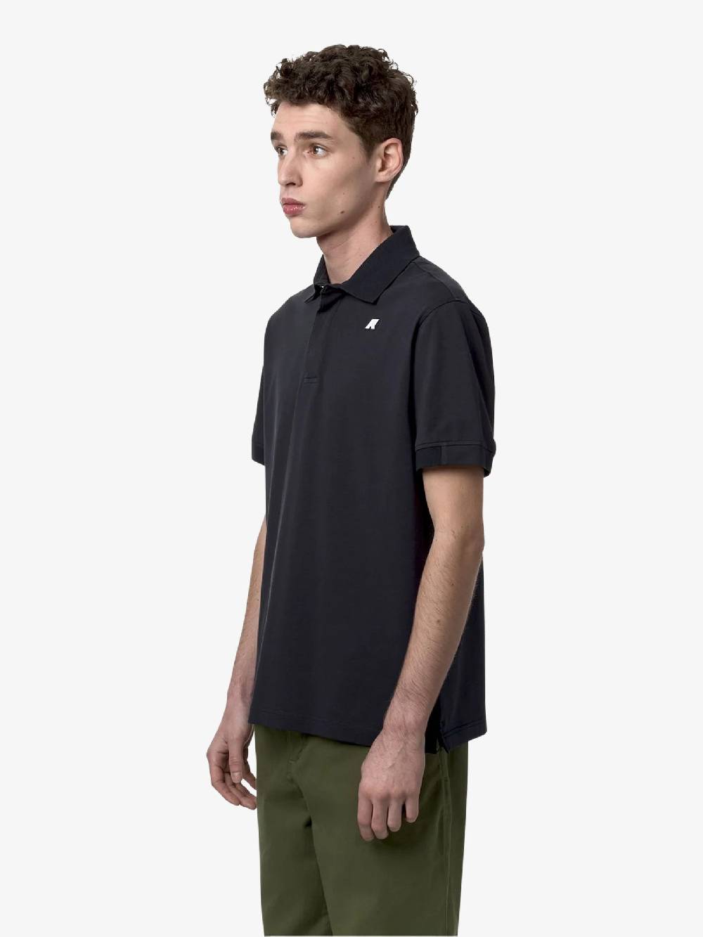 K-WAY Polo Alderic K71283W Uomo Cotone Blu