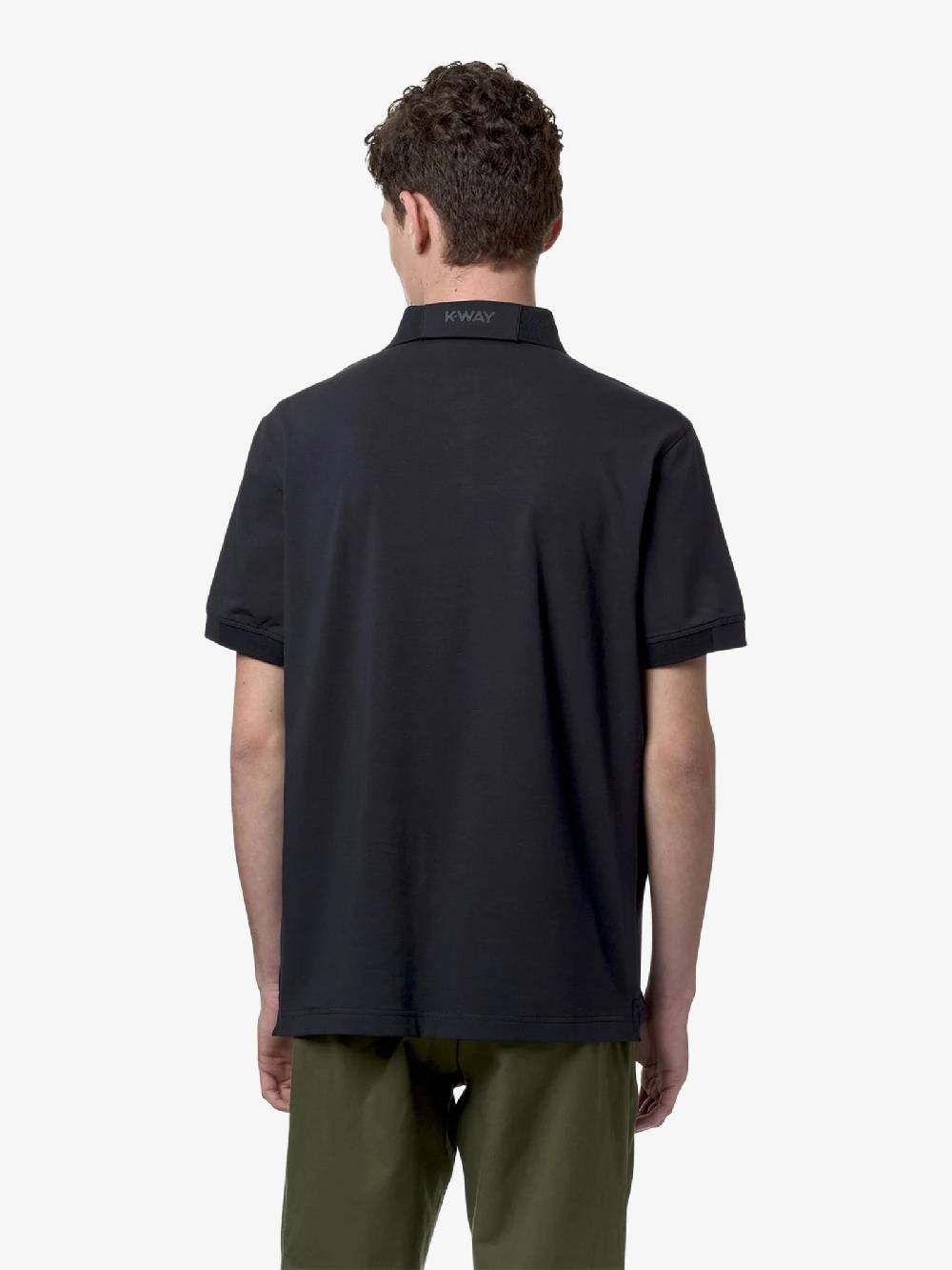 K-WAY Polo Alderic K71283W Uomo Cotone Blu