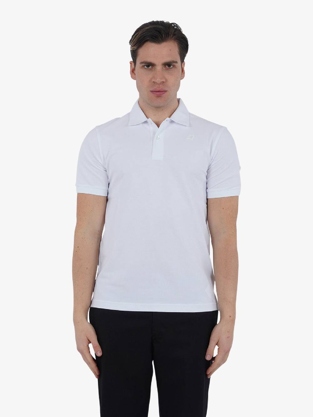 K-WAY Polo AMEDEE K5127BW Uomo Cotone Bianco