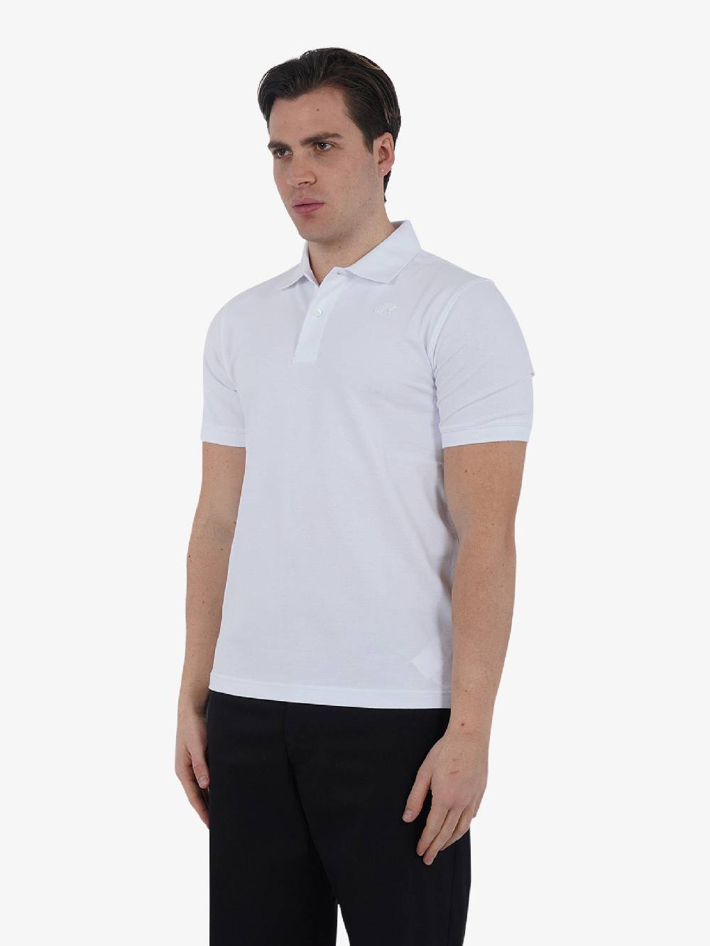 K-WAY Polo AMEDEE K5127BW Uomo Cotone Bianco