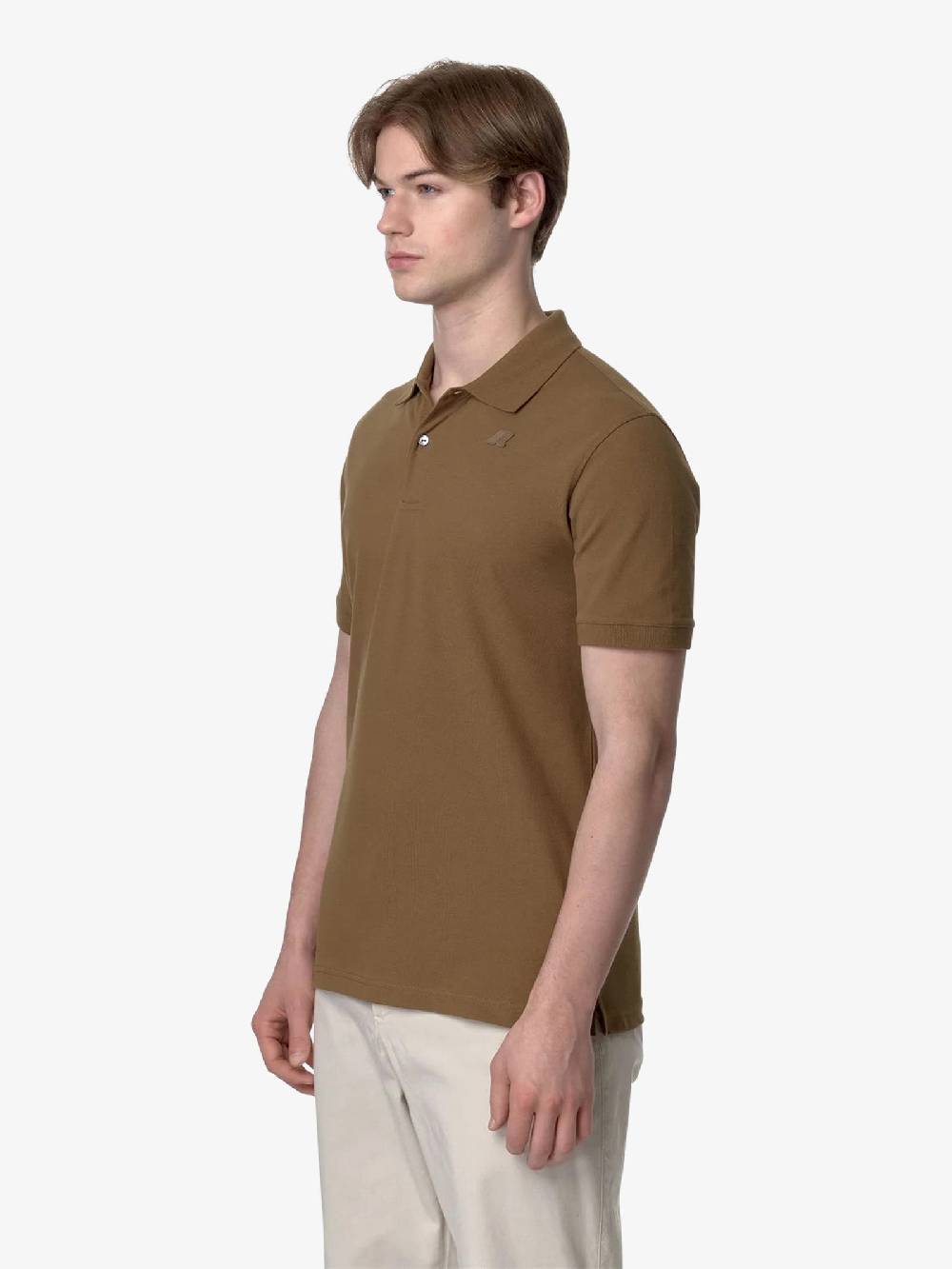 K-WAY Polo Amedee K5127BW Uomo Cotone Marrone