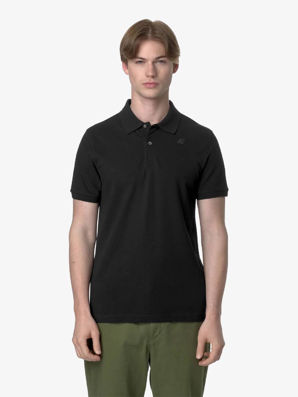 K-WAY Polo Amedee K5127BW Uomo Cotone Nero