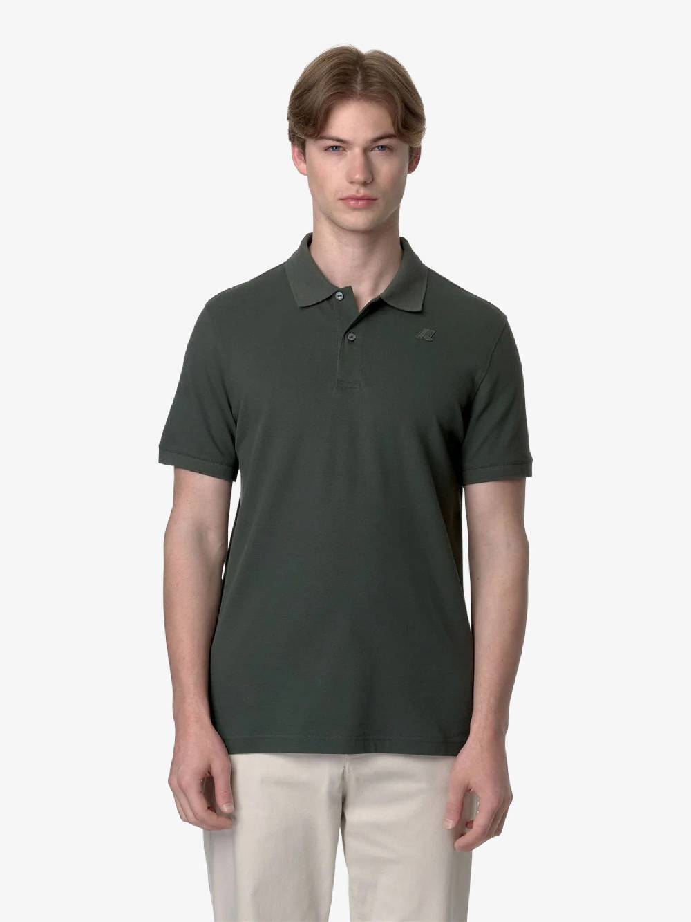 K-WAY Polo Amedee K5127BW Uomo Cotone Verde