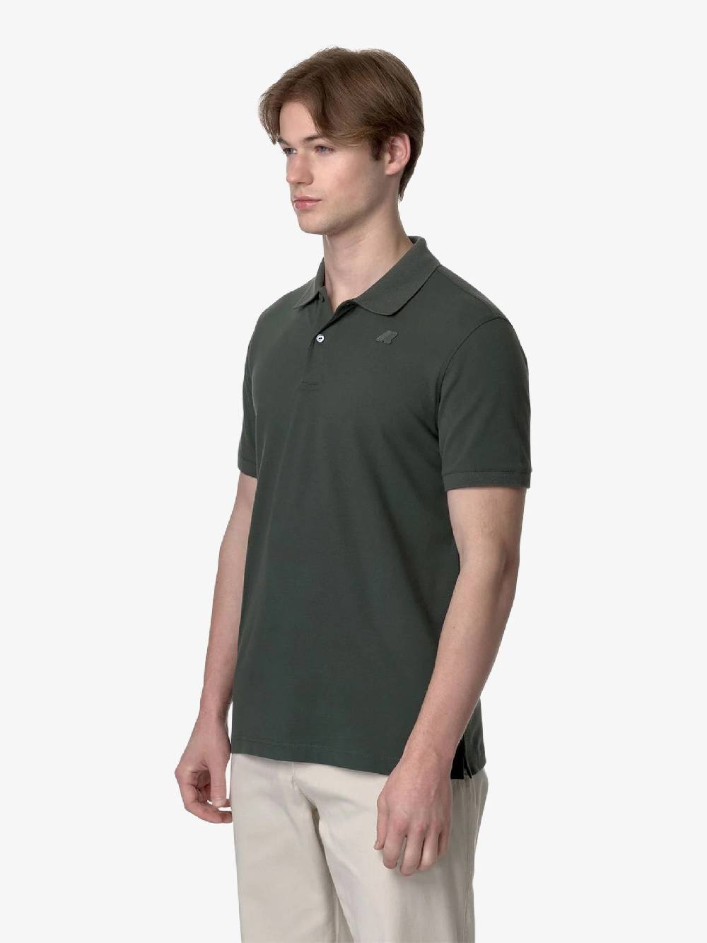 K-WAY Polo Amedee K5127BW Uomo Cotone Verde