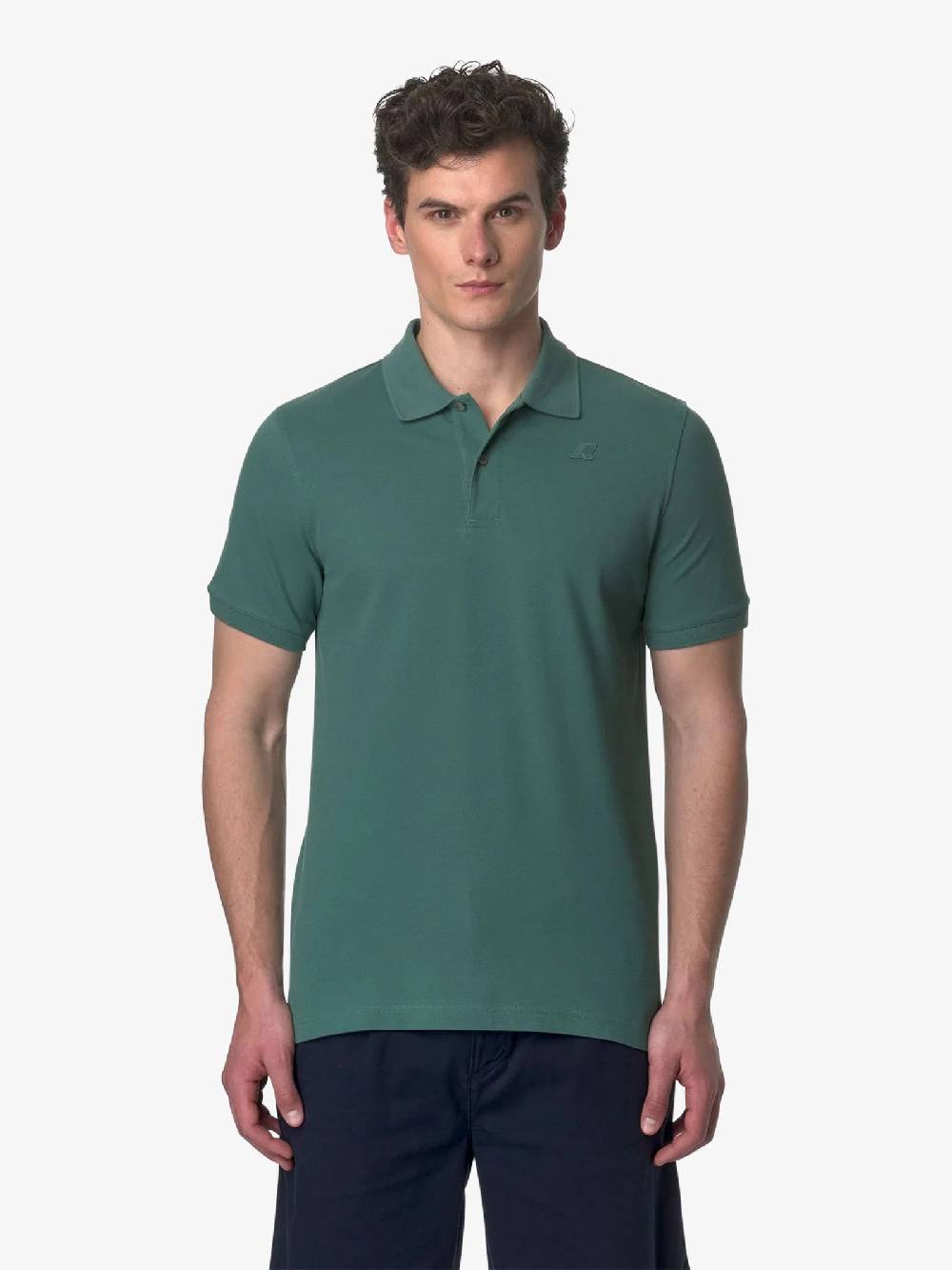 K-WAY Polo Amedee K5127BW Uomo Cotone Verde