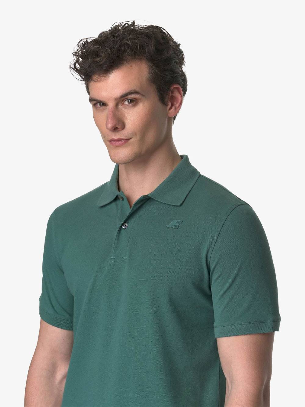 K-WAY Polo Amedee K5127BW Uomo Cotone Verde