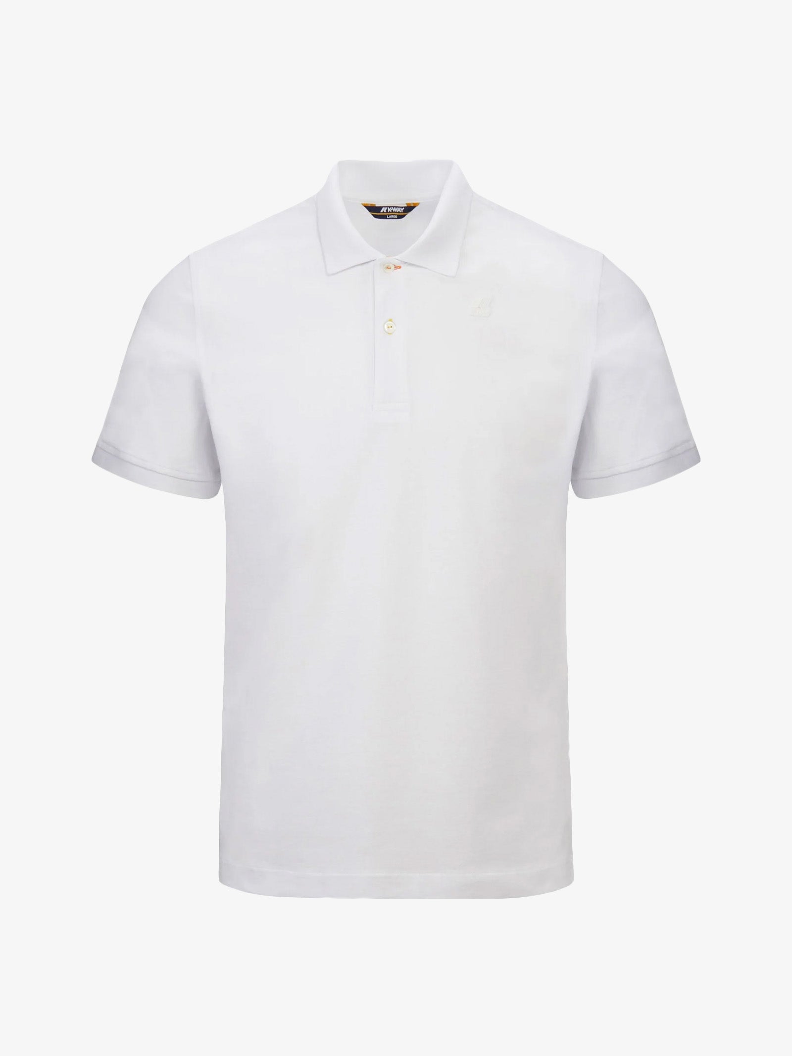 K-WAY Polo In Cotone Vinnie Uomo Bianco