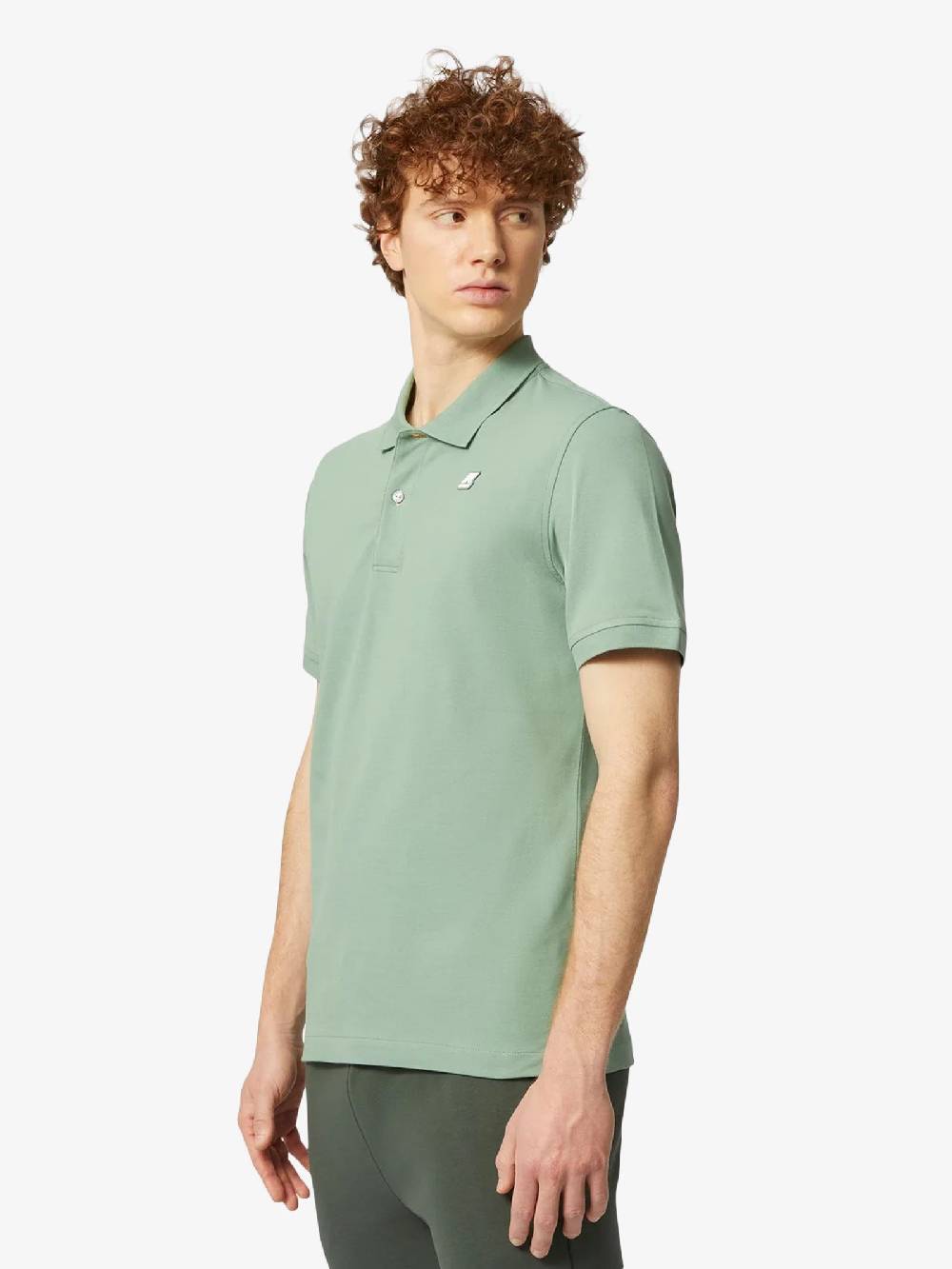 K-WAY Polo In Cotone Vinnie Uomo Verde