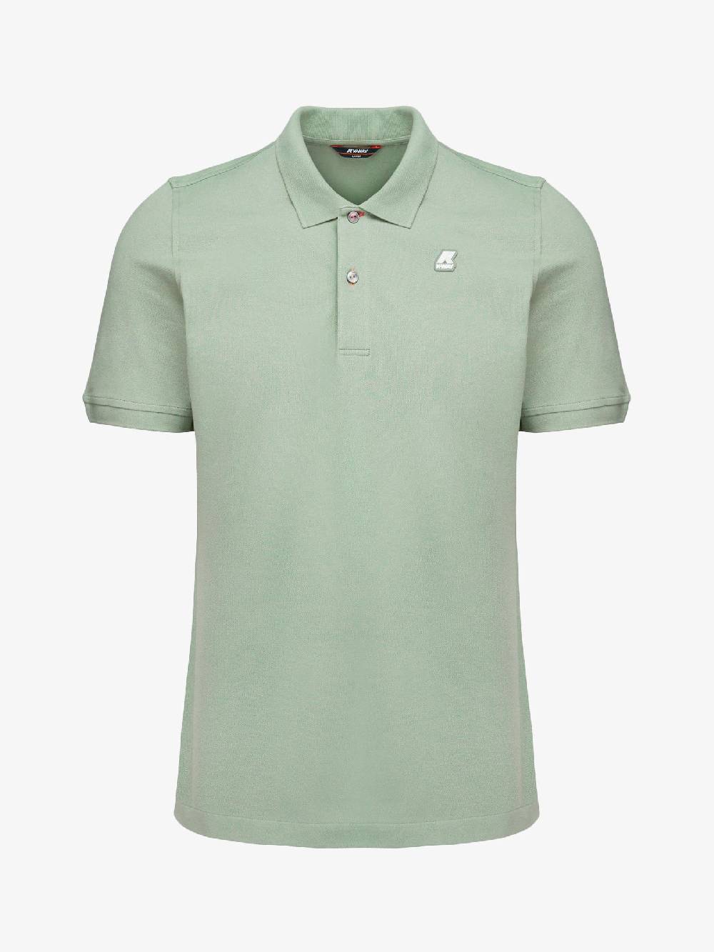 K-WAY Polo in Cotone Vinnie uomo verde