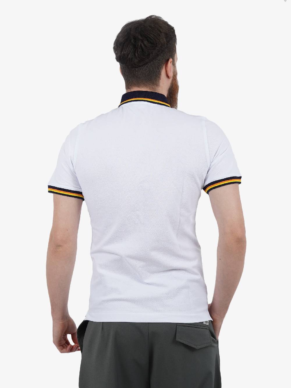 K-WAY Polo Vince Uomo Bianca