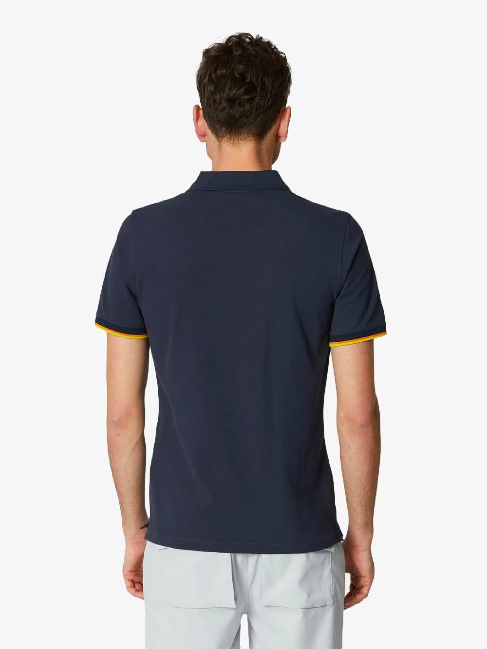K-WAY Polo Vincent Uomo In Cotone Blu Scuro