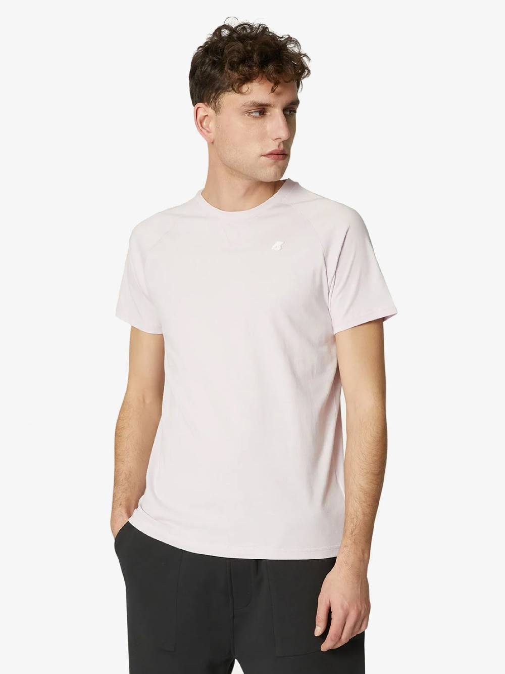 K-WAY T-shirt Edwing In Cotone Uomo Rosa