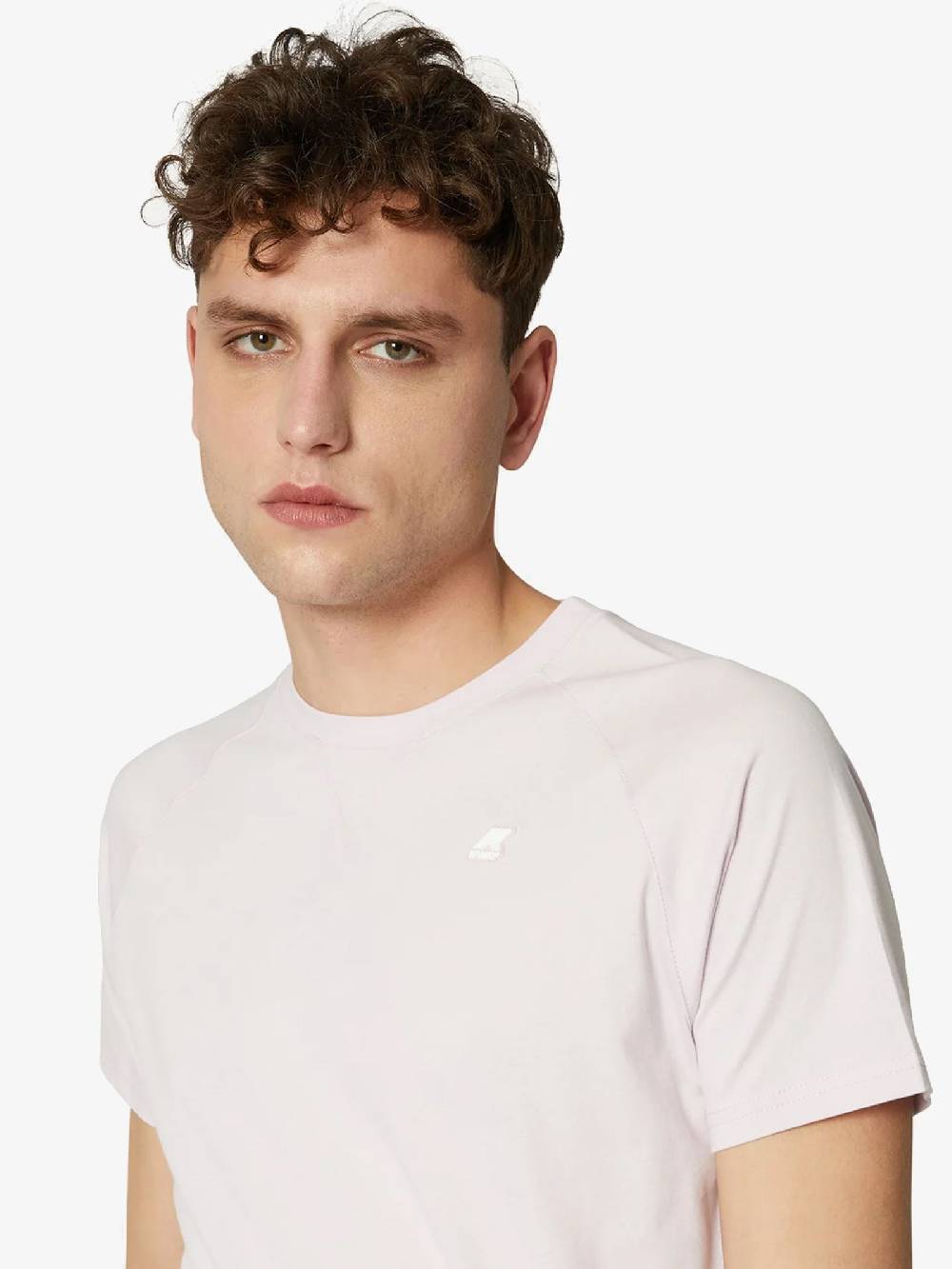 K-WAY T-shirt Edwing In Cotone Uomo Rosa