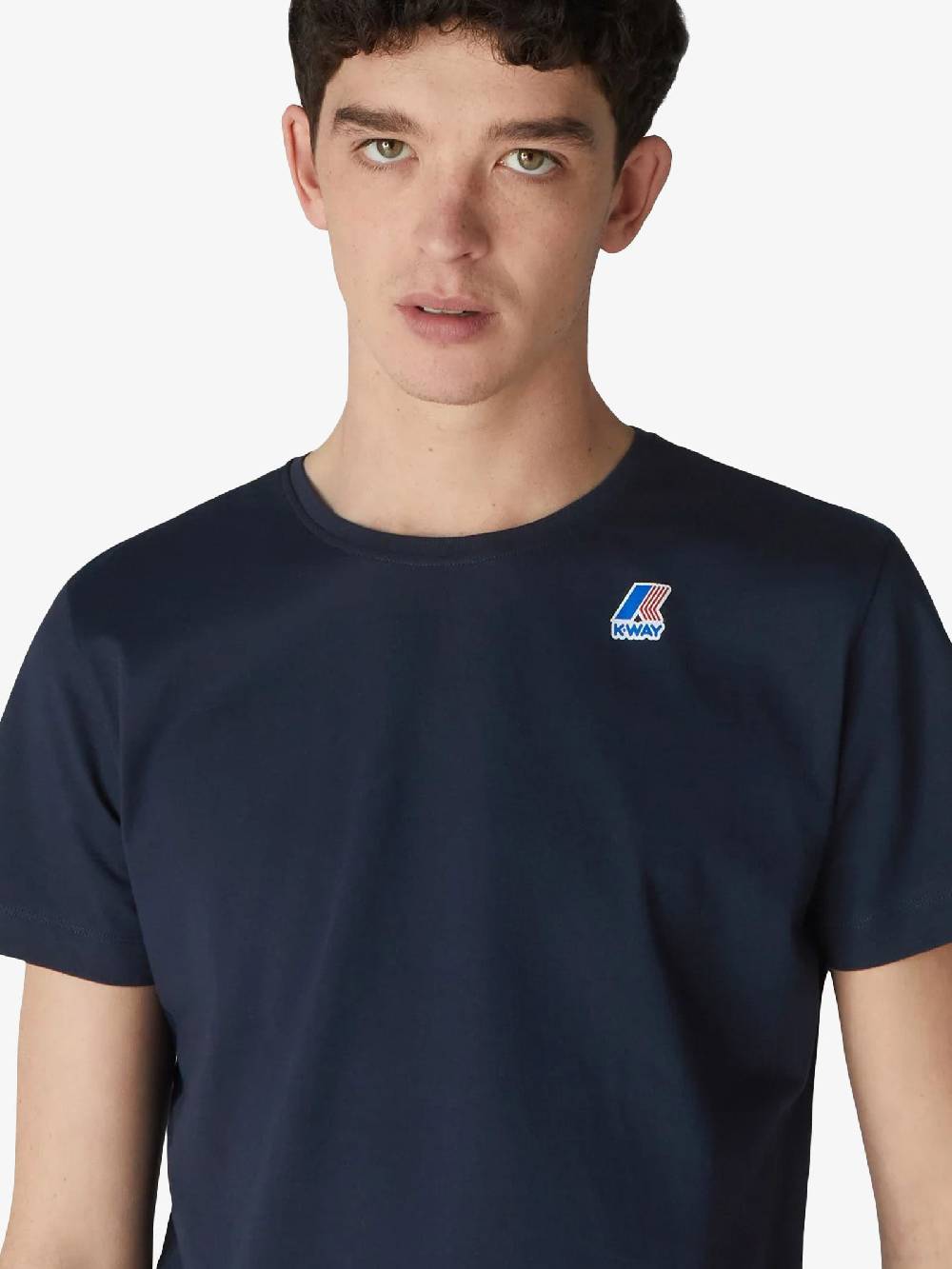 K-WAY T-shirt Le Vrai Edouard Uomo Blu Scuro
