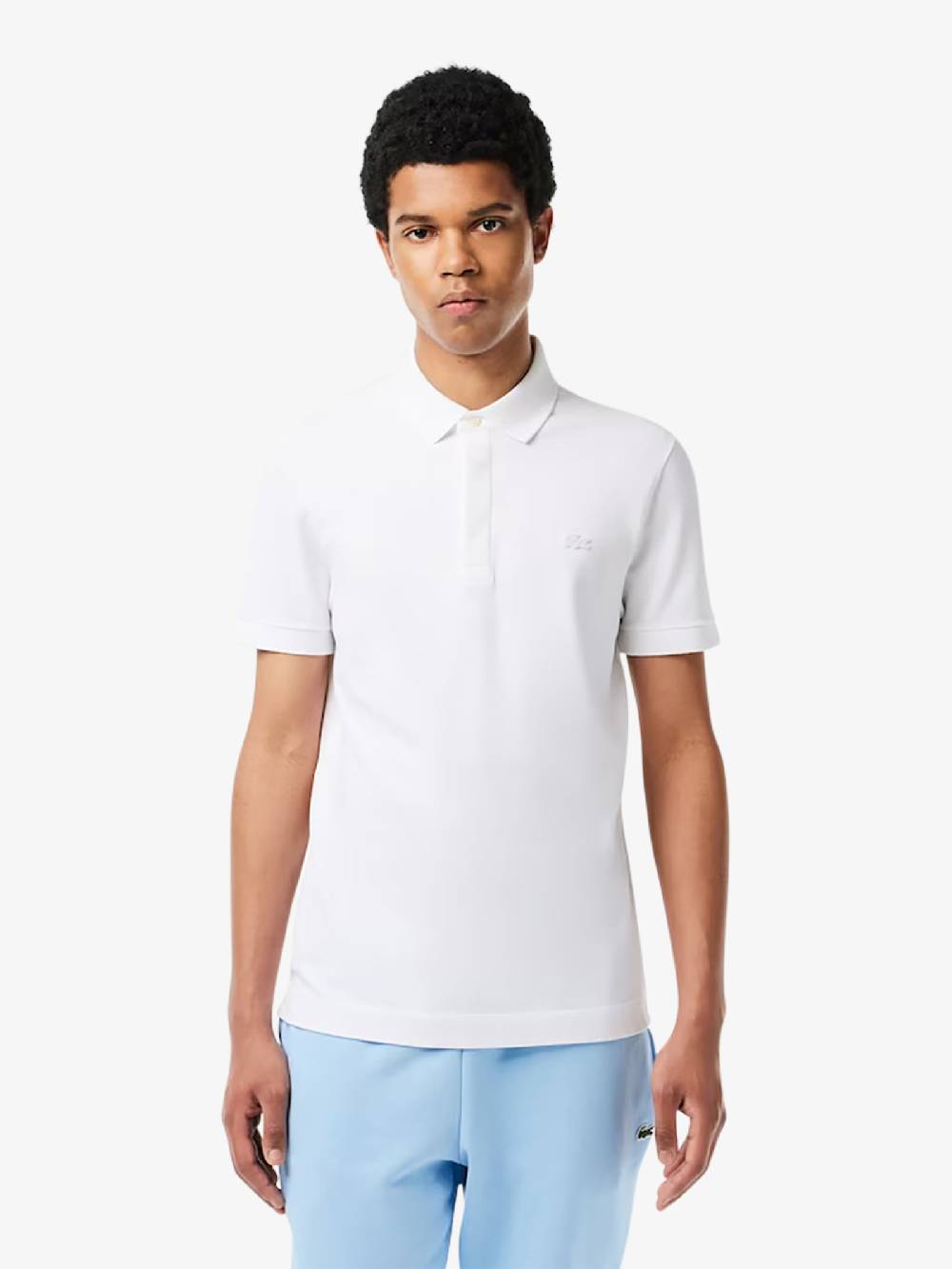 LACOSTE Polo PH5522 Uomo Cotone Bianco