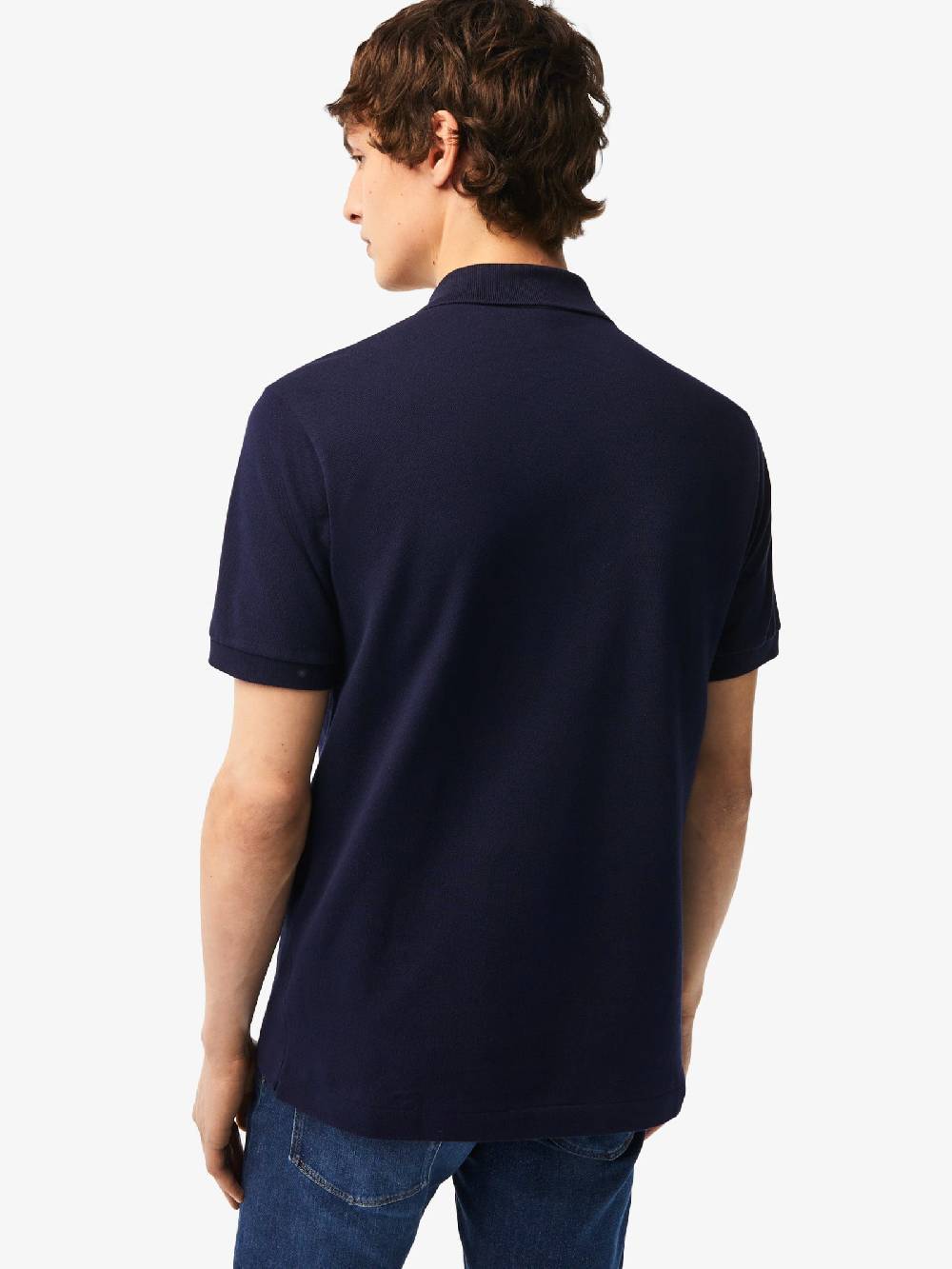 LACOSTE Polo Regolare Uomo In Cotone Blu Scuro