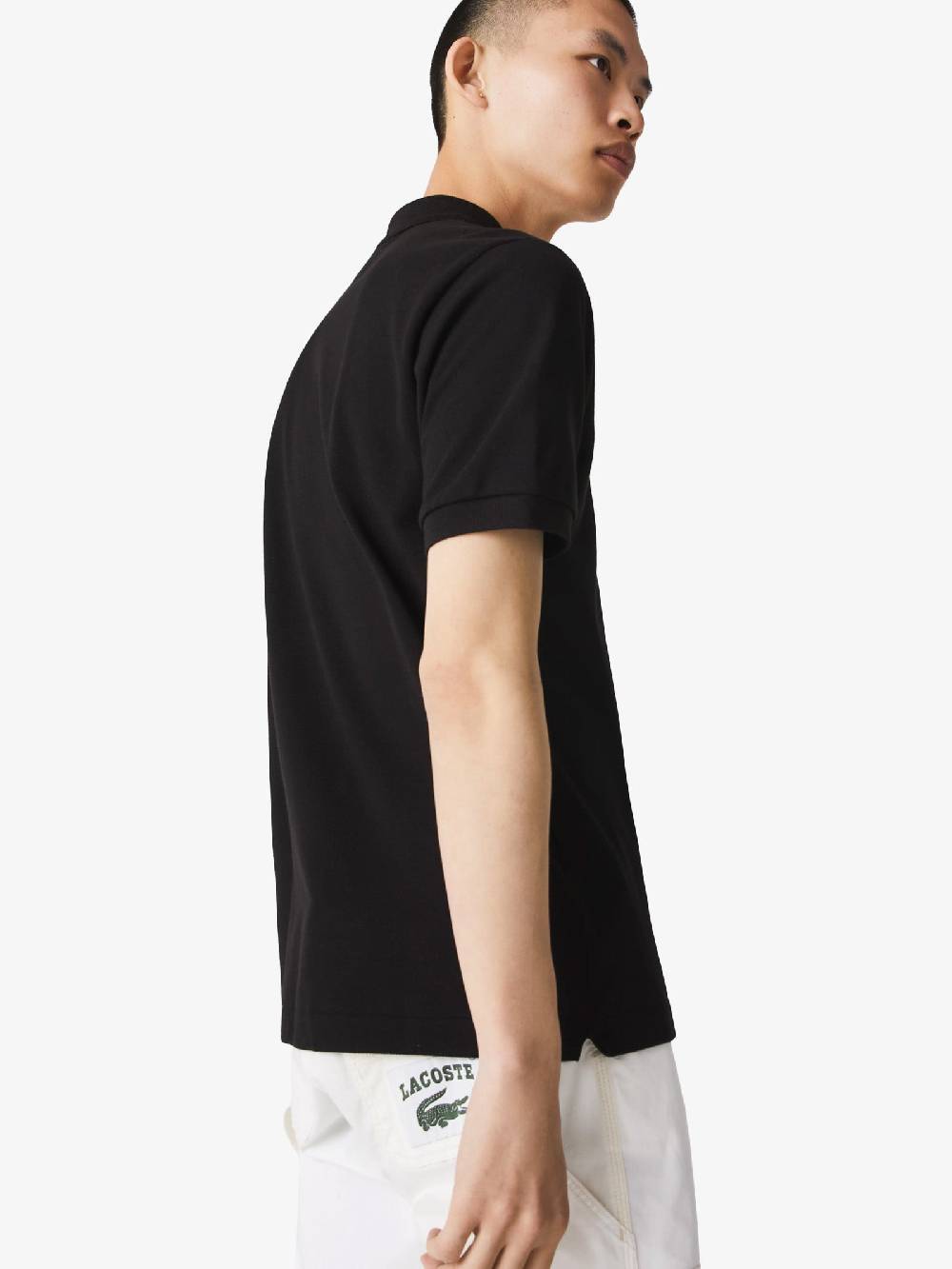 LACOSTE Polo Regolare Uomo In Cotone Nera