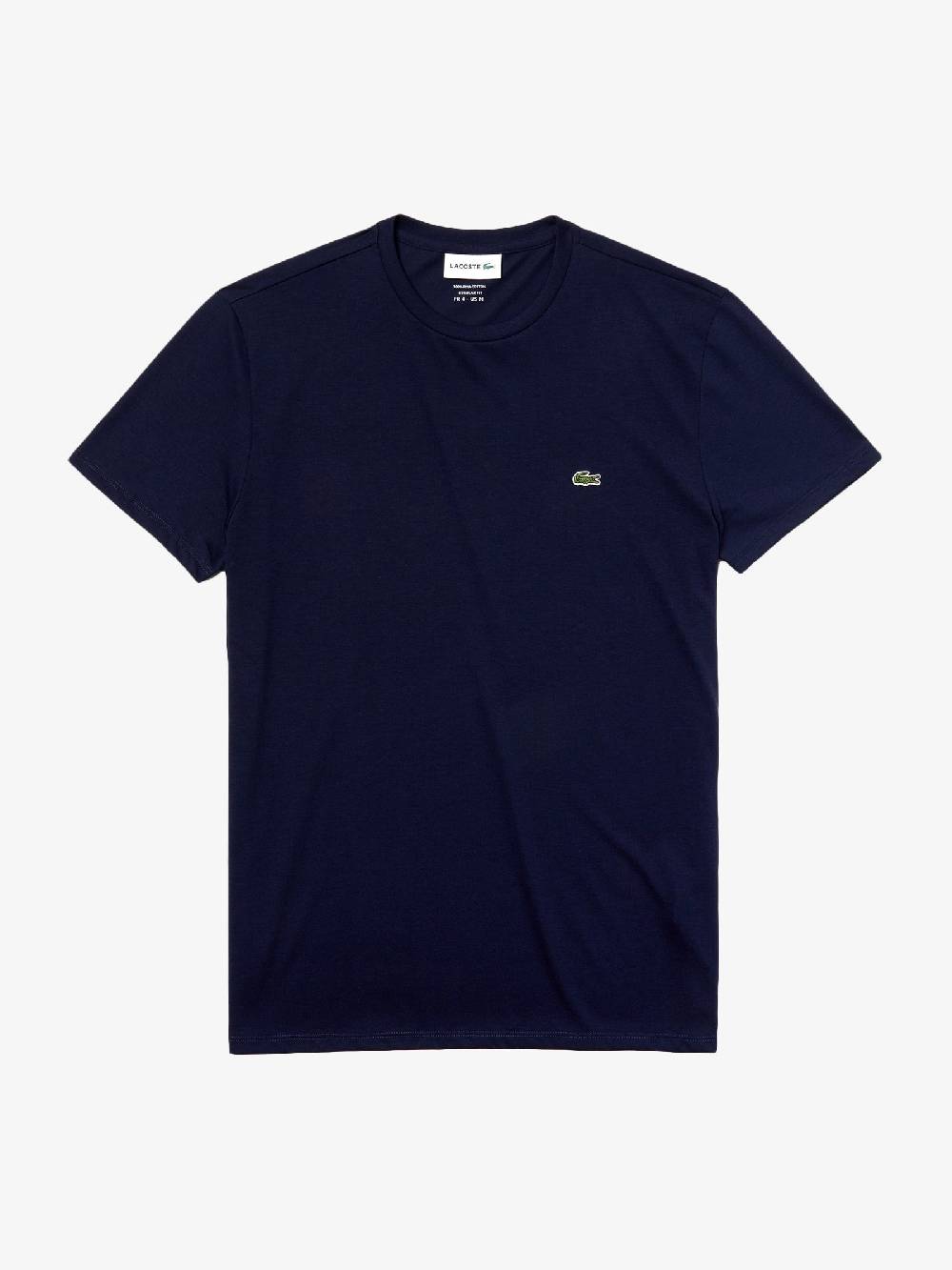LACOSTE T-shirt in cotone blu