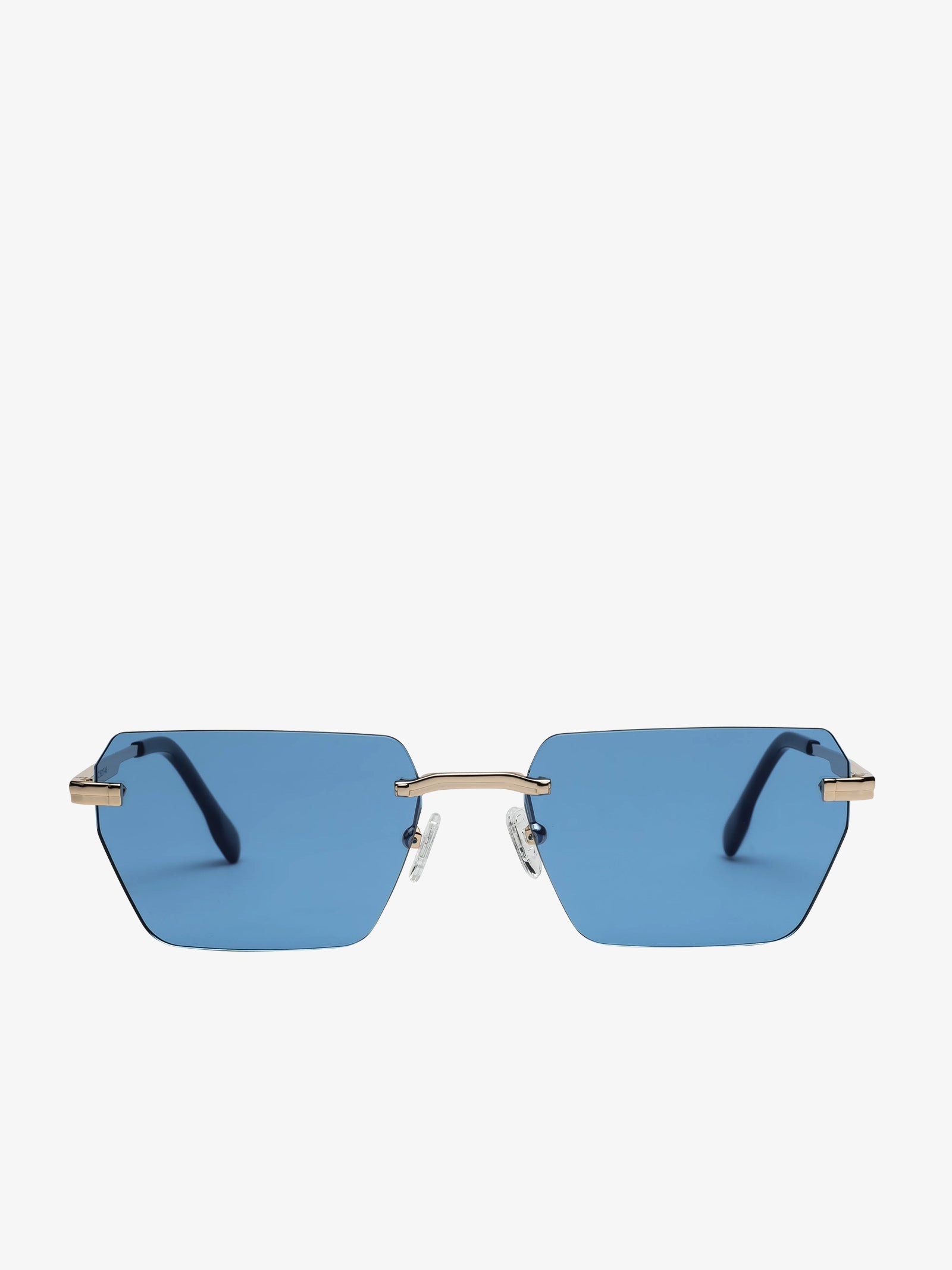 LEZIFF Occhiali Da Sole ARVIN Uomo Metallo Blu