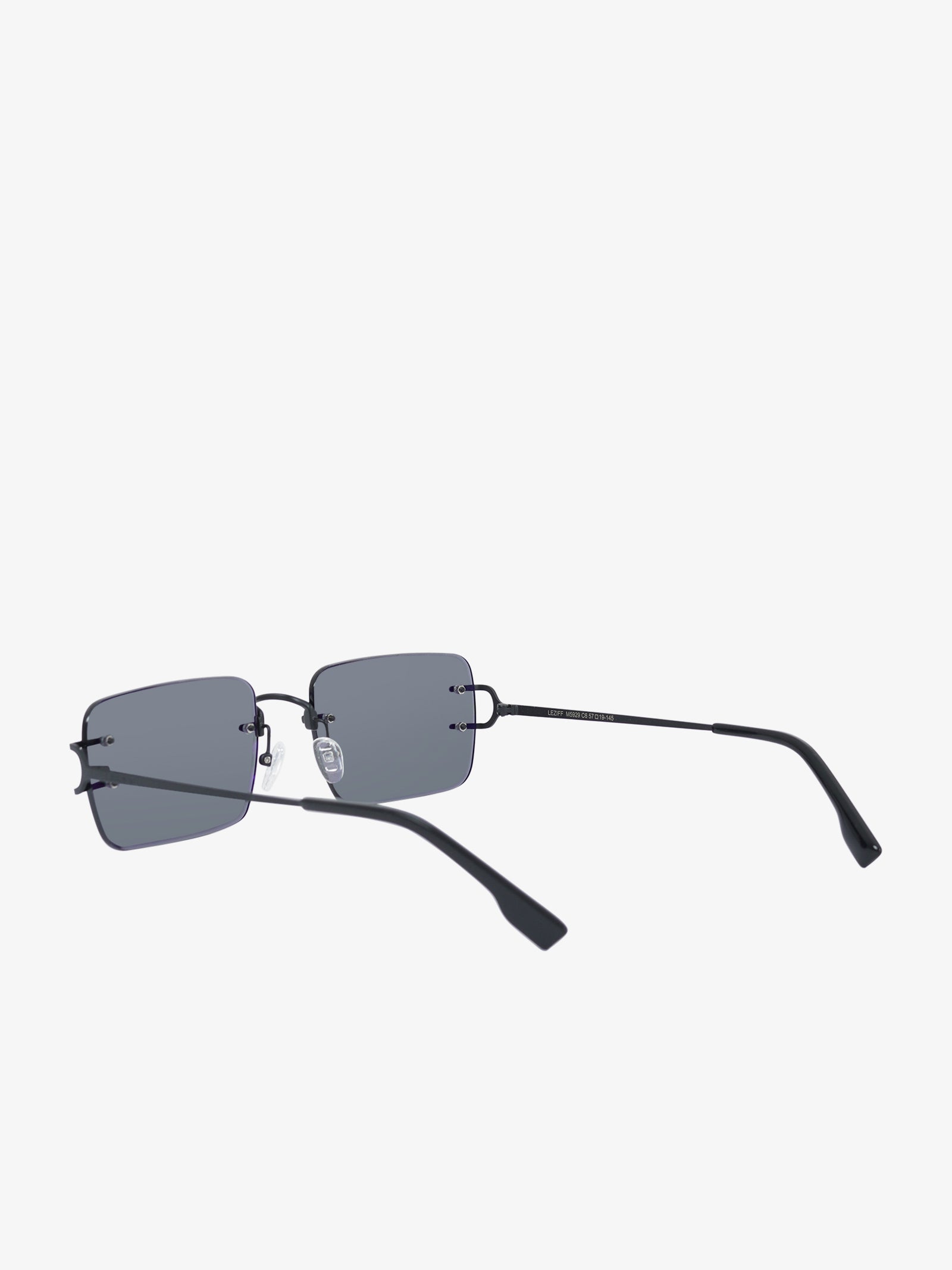 LEZIFF Occhiali Da Sole M5929 Uomo Alluminio Nero