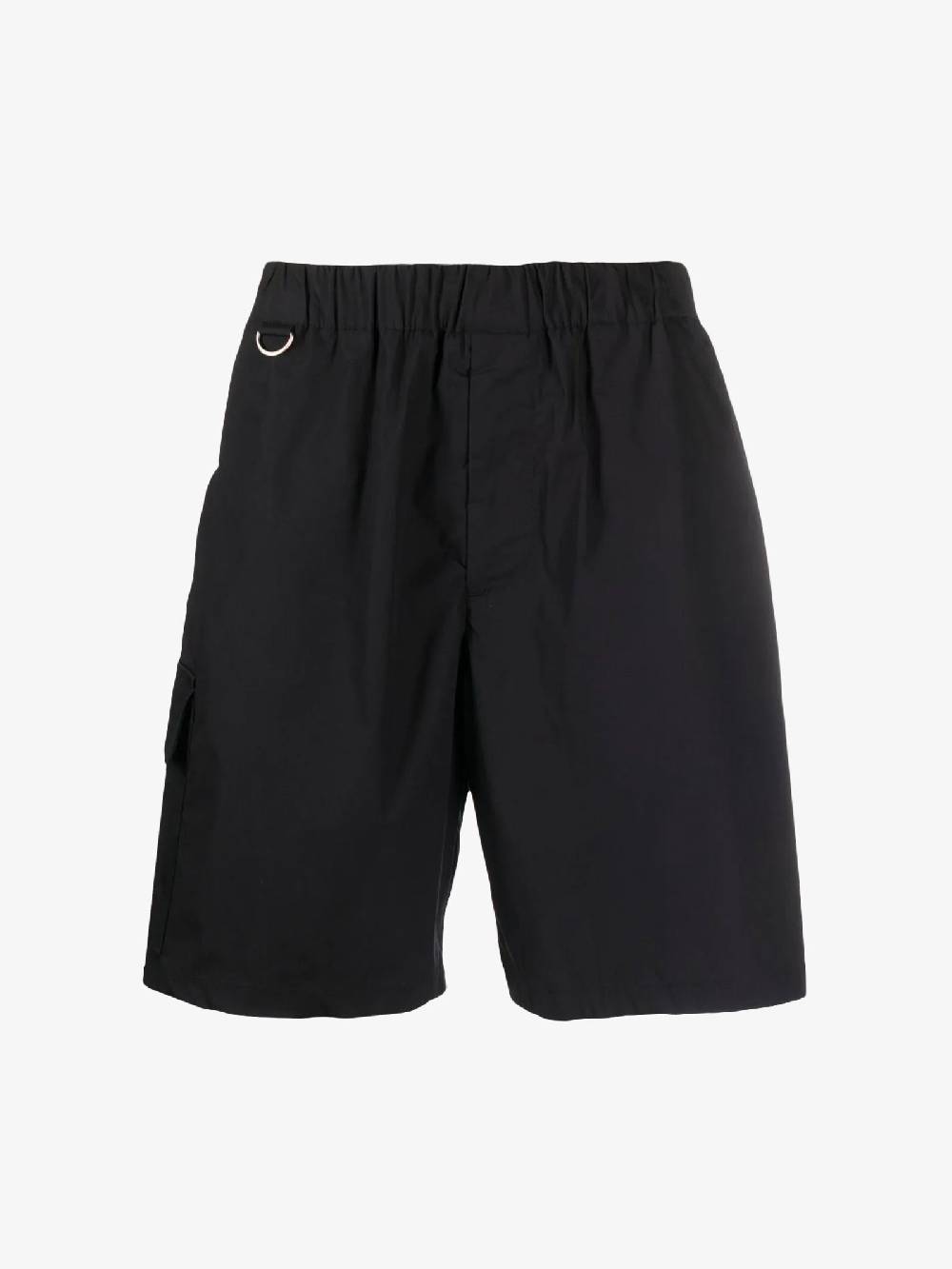 LOW BRAND Bermuda Con Tascone Uomo In Cotone Nero