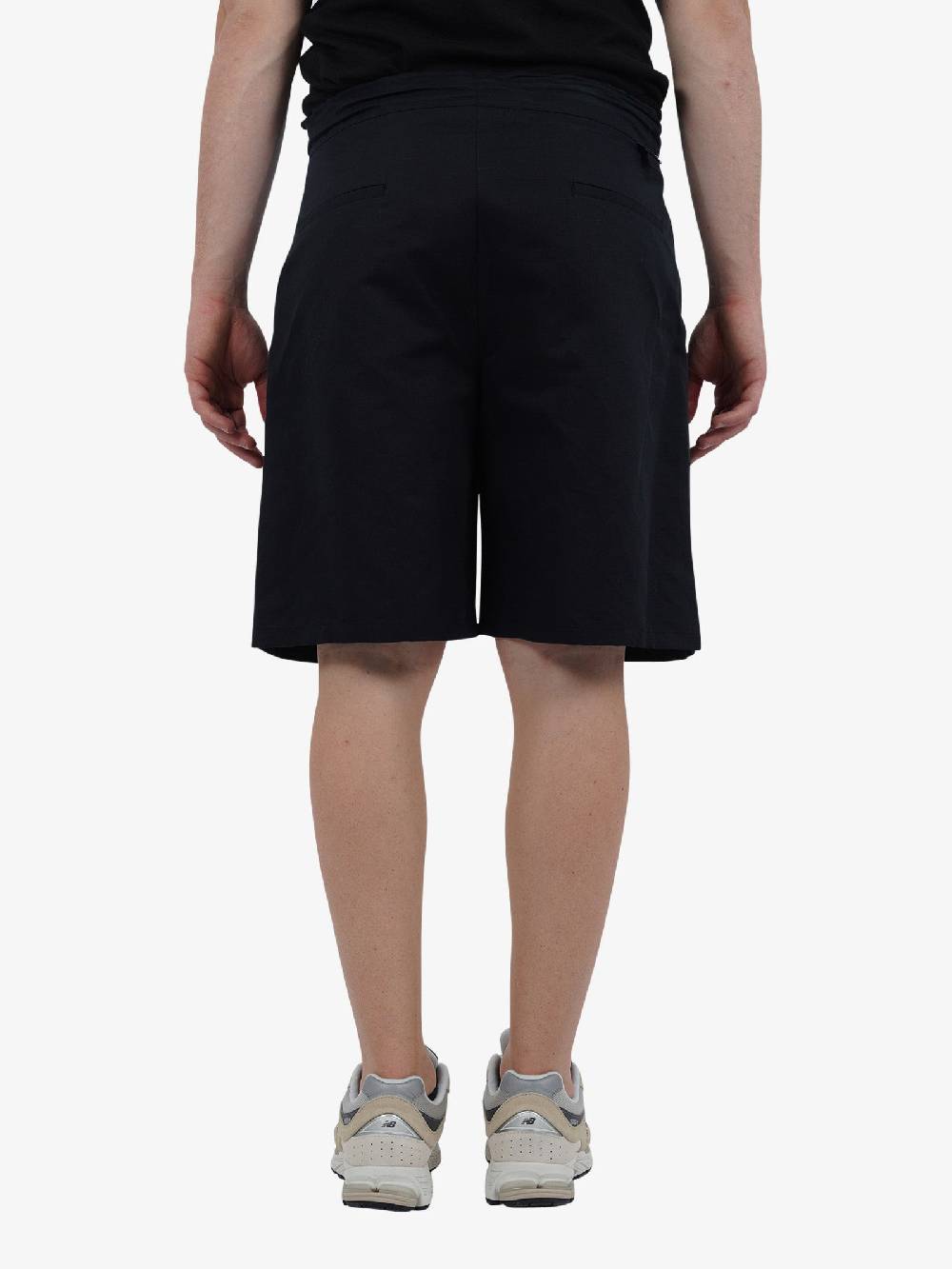 LOW BRAND Bermuda Tokyo L1PSS246765 Uomo Lino Nero