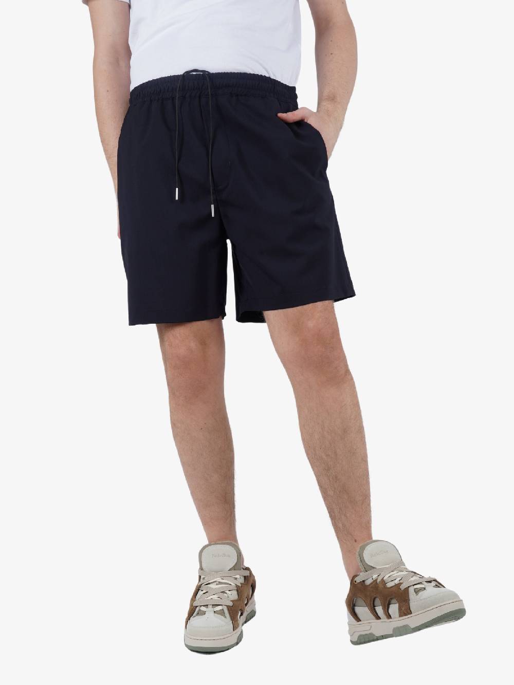 LOW BRAND Bermuda Tokyo Tropical Uomo Blu Scuro