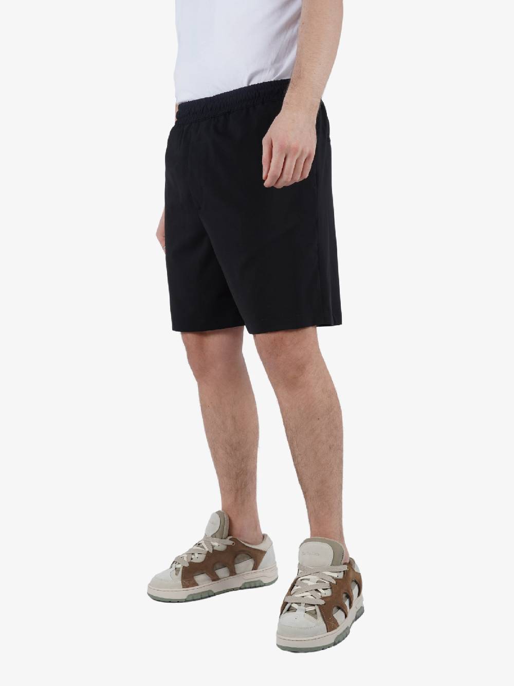 LOW BRAND Bermuda Tokyo Tropical Uomo In Lana Nero