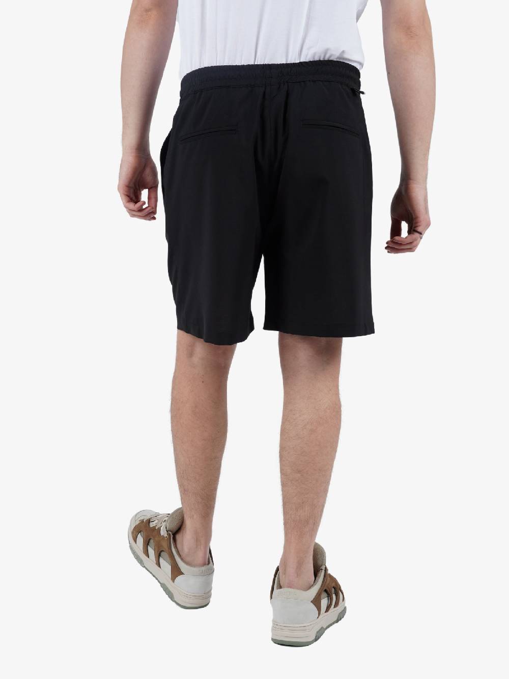 LOW BRAND Bermuda Tokyo Tropical Uomo In Lana Nero