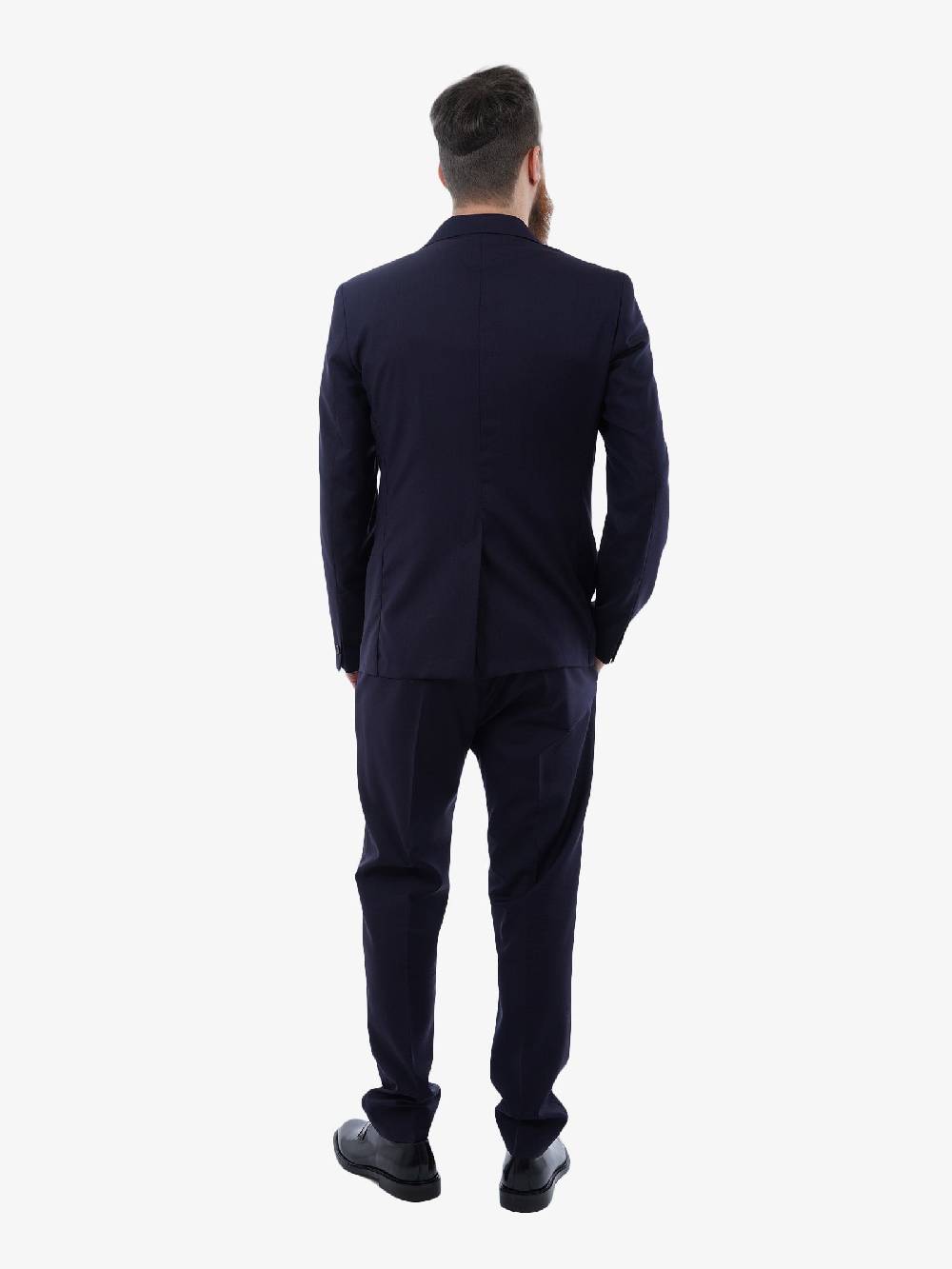 LOW BRAND Blazer Tropical 2B Suit Uomo In Lana Blu