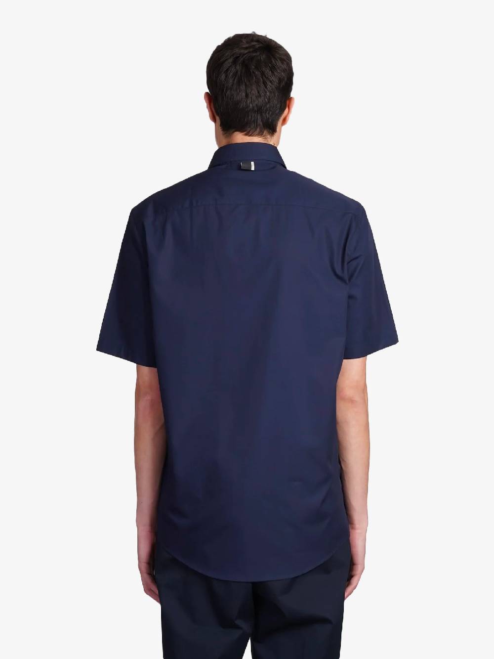 LOW BRAND Camicia Uomo Blu Scuro In Cotone