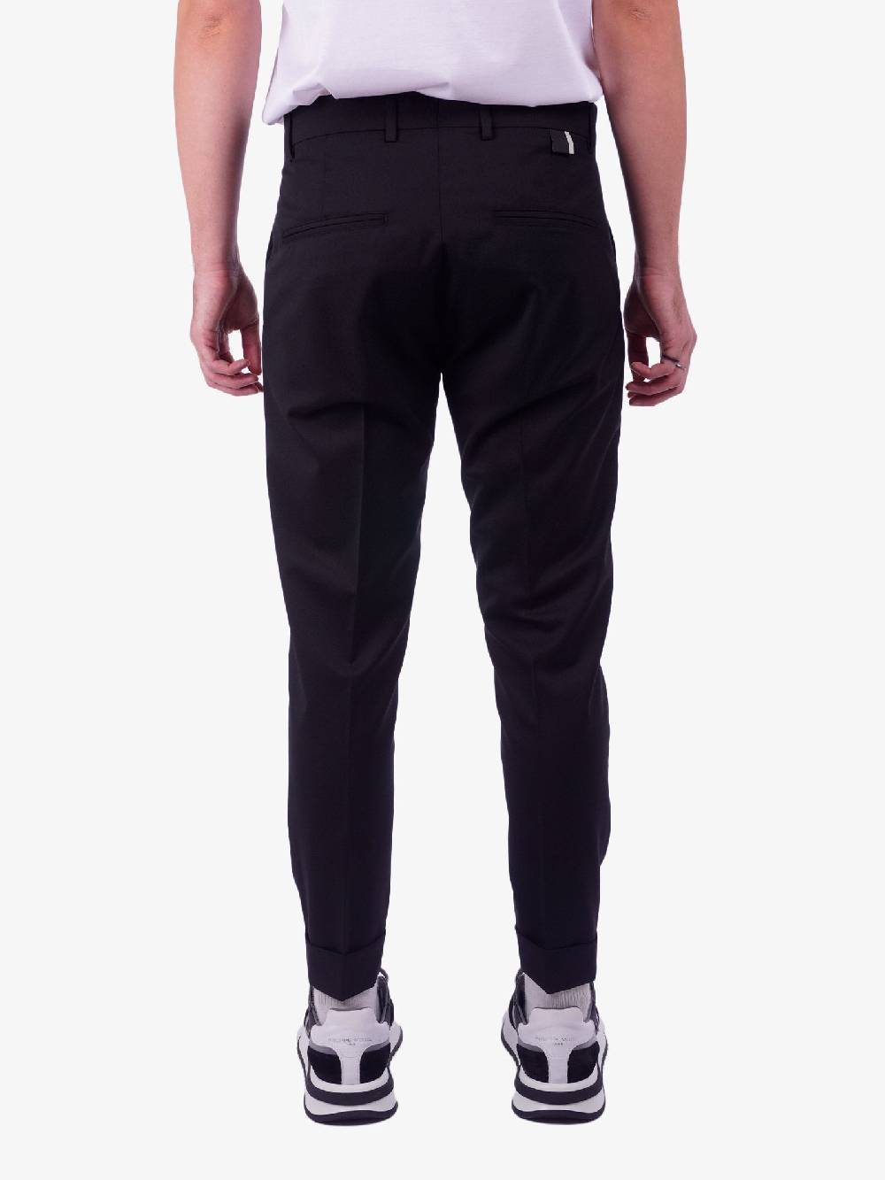 LOW BRAND Pantalone Slim Uomo Nero