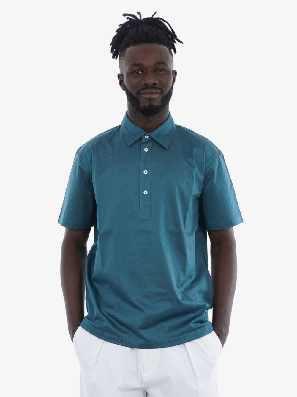 LOW BRAND Polo Swallow In Jersey Uomo Blu