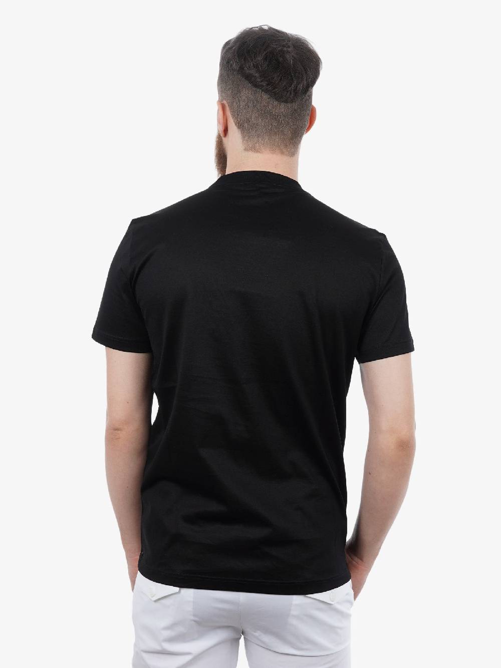 LOW BRAND T-shirt B134 Basic Jersey Uomo In Nero