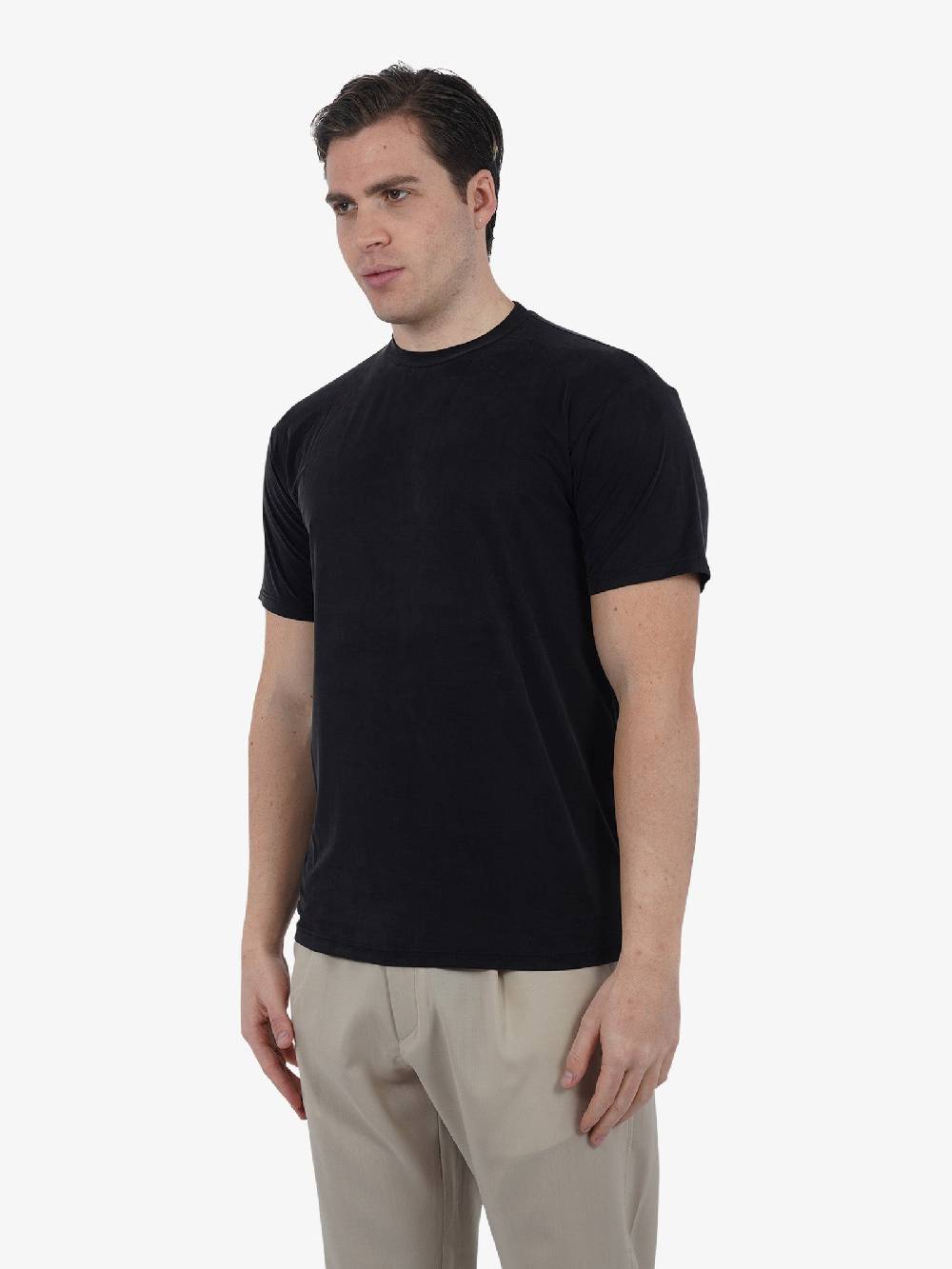 LOW BRAND T-shirt B224 L1TSS246516 Uomo Cupro Nero