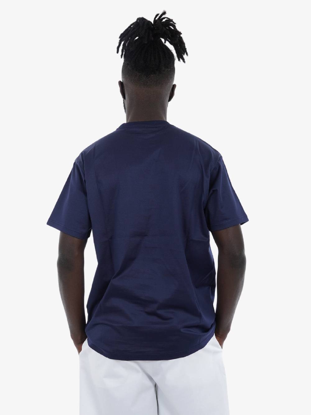 LOW BRAND T-shirt Rose Uomo Cotone Blu Con Logo