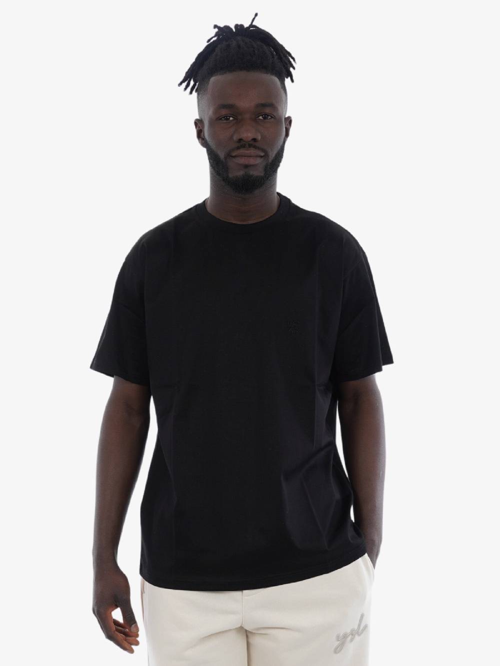 LOW BRAND T-shirt Rose Uomo Cotone Nero Con Logo