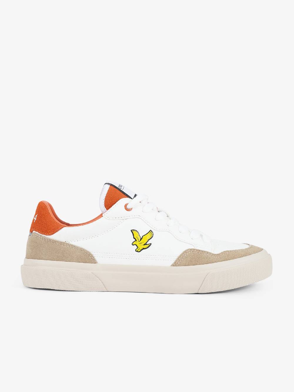 LYLE & SCOTT Sneakers Bora uomo pelle bianco