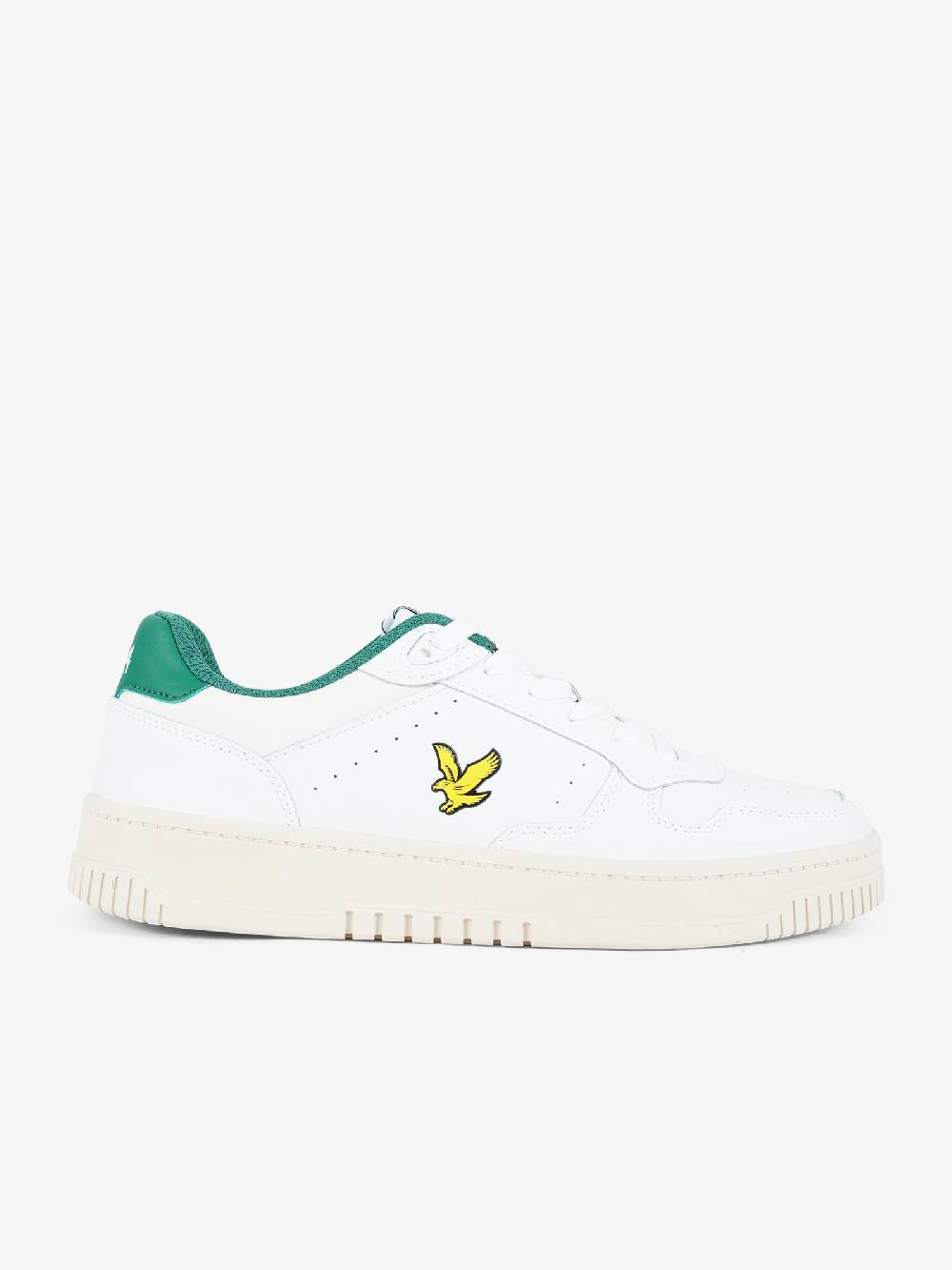LYLE & SCOTT Sneakers Culross uomo pelle bianco