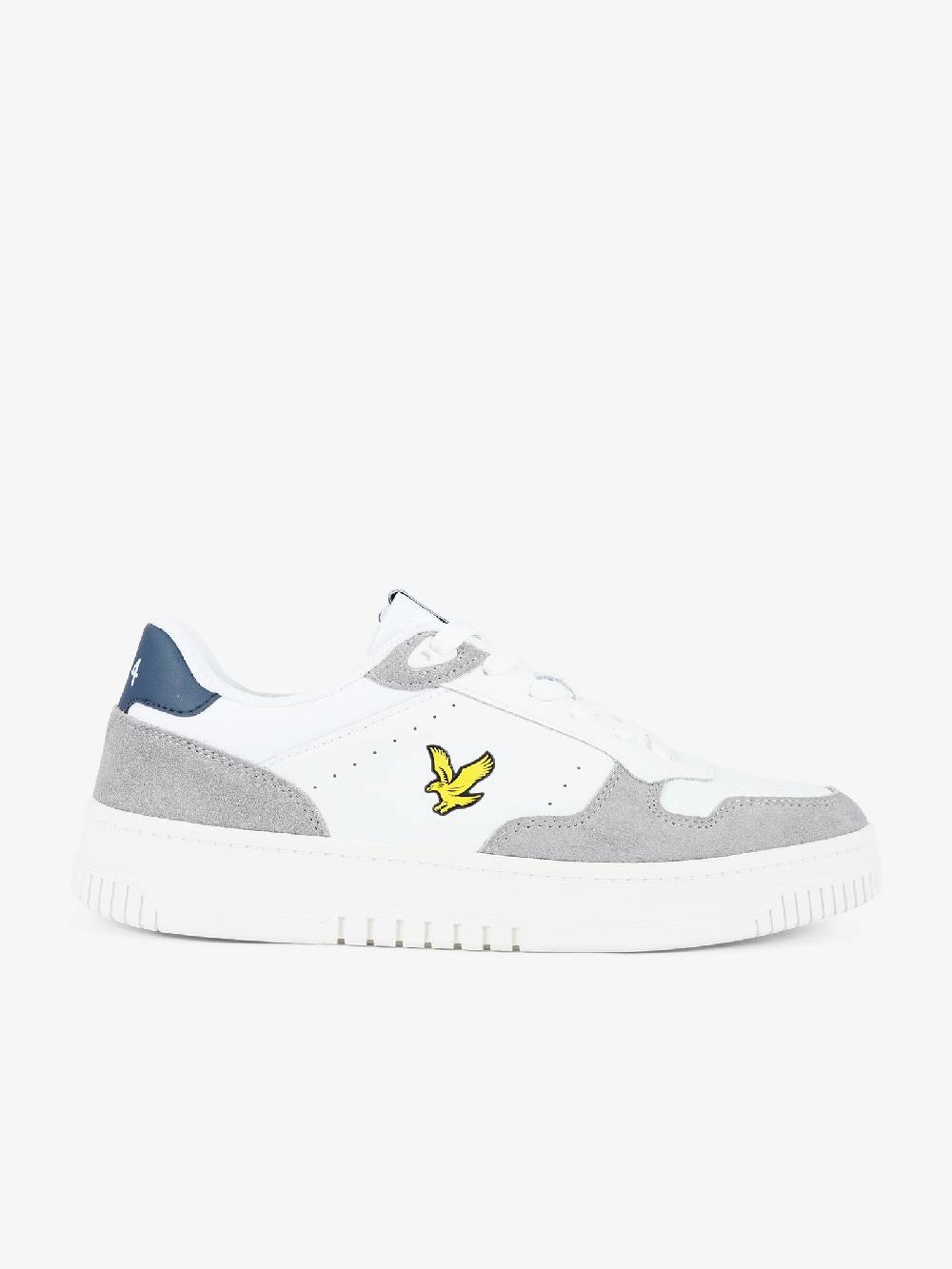 LYLE & SCOTT Sneakers Culross uomo pelle bianco