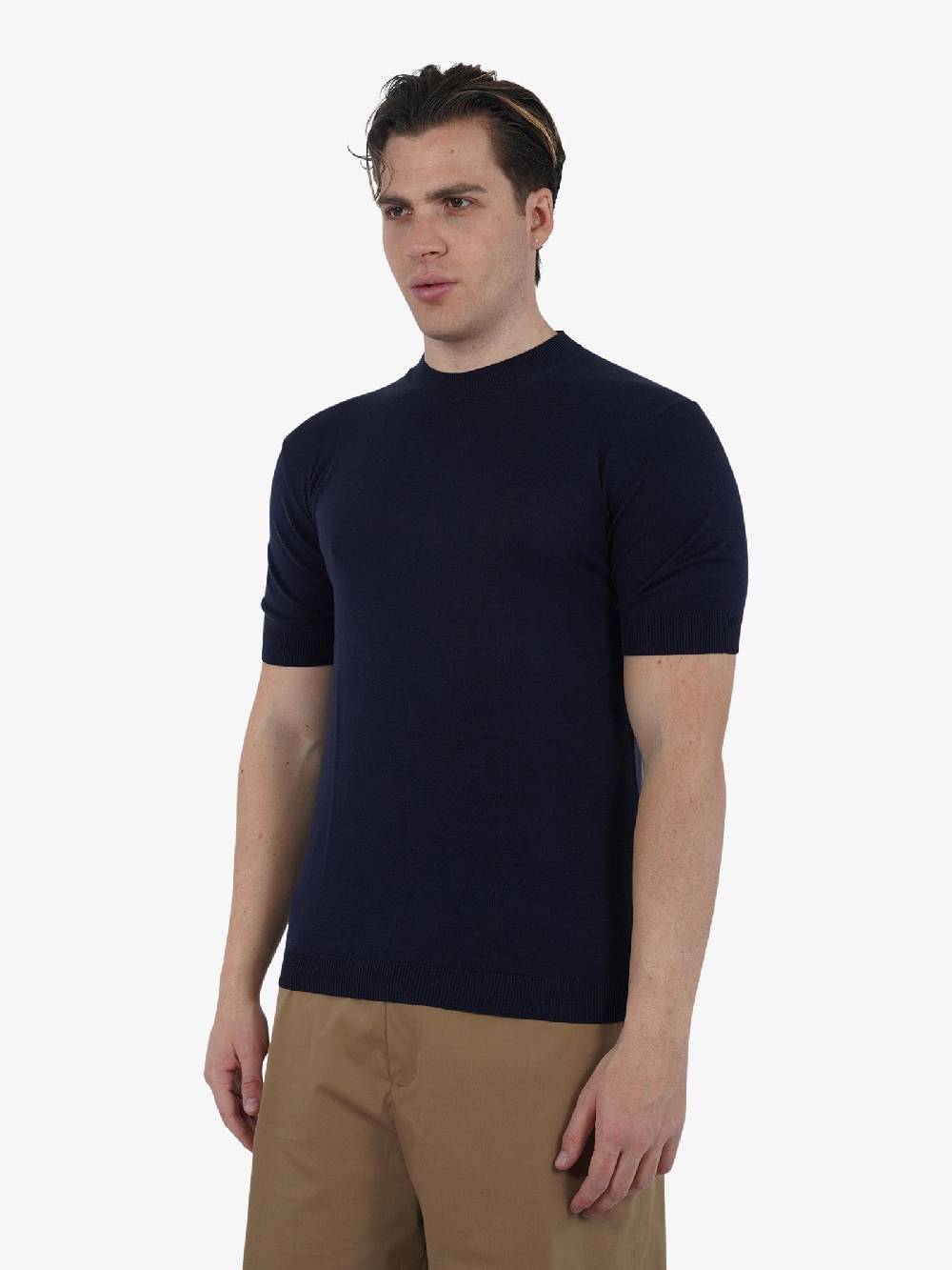 CAPRI VICE Maglia A Maniche Corte CPVS24MG02 Uomo Cotone Blu