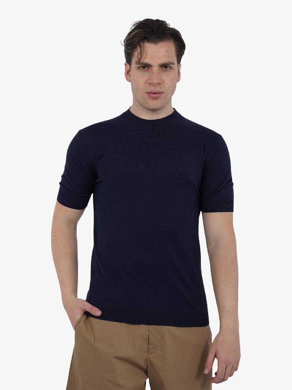 CAPRI VICE Maglia A Maniche Corte CPVS24MG02 Uomo Cotone Blu