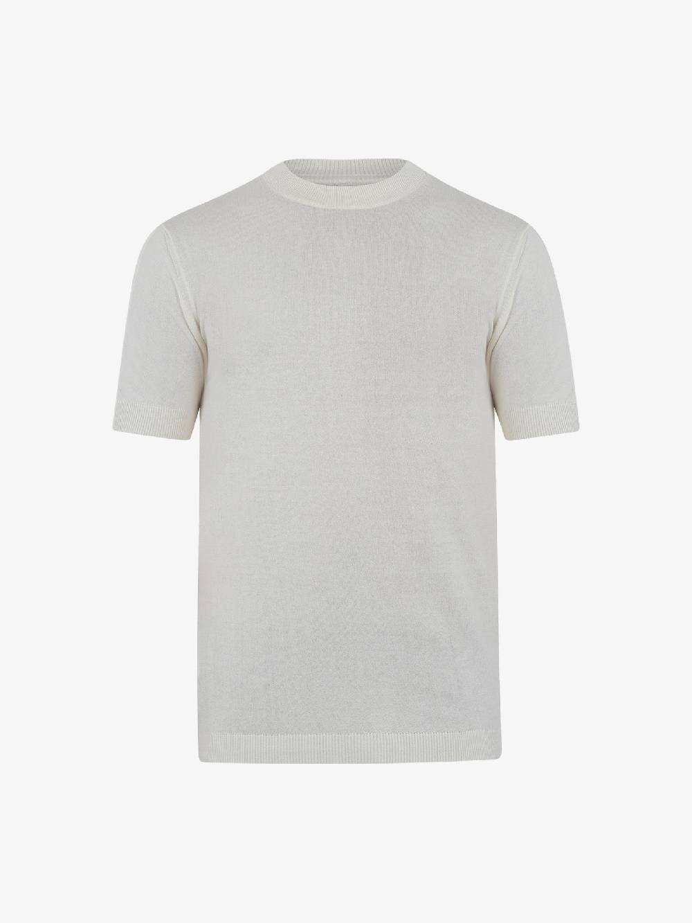 CAPRI VICE Maglia A Maniche Corte CPVS24MG02 Uomo Cotone Panna