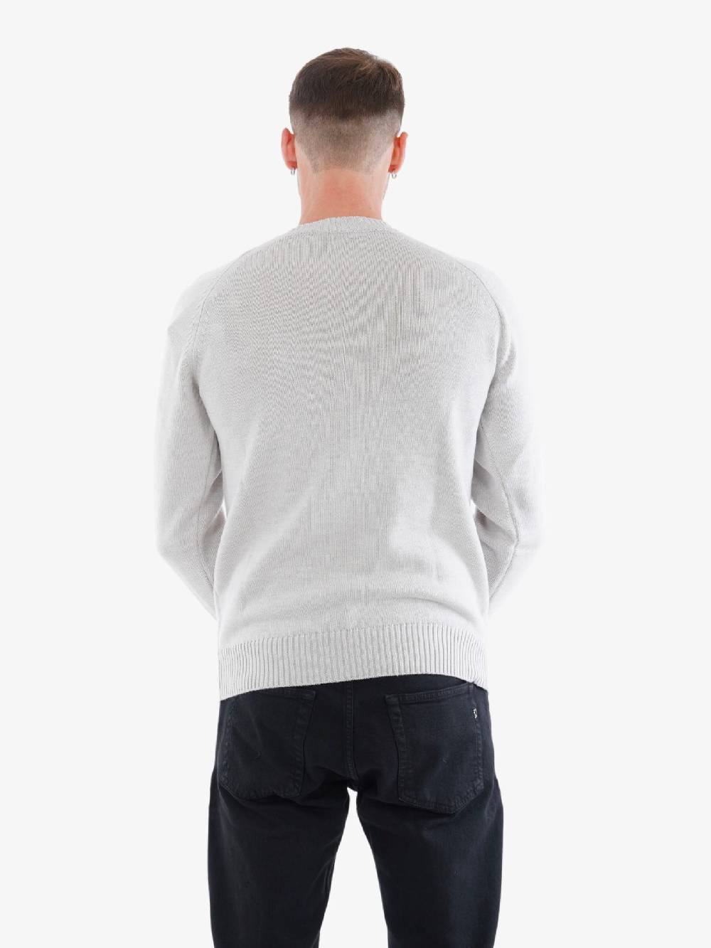 PAOLO PECORA Maglia A Maniche Lunghe Regular A05170101912 Uomo In Lana Beige