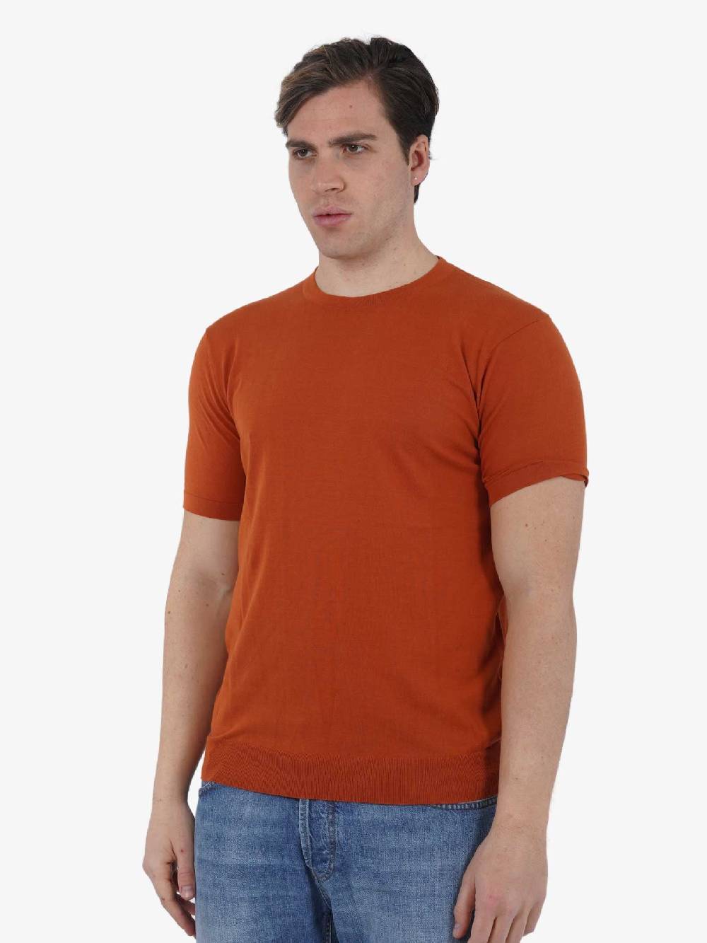 DIKTAT Maglia G/C M/M DK67034 Uomo Cotone Arancione