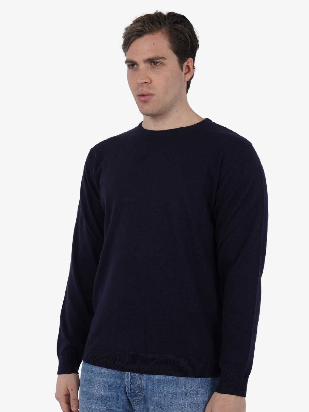 SSEINSE Maglia Girocollo M/M ME2658SS Uomo Cotone Blu