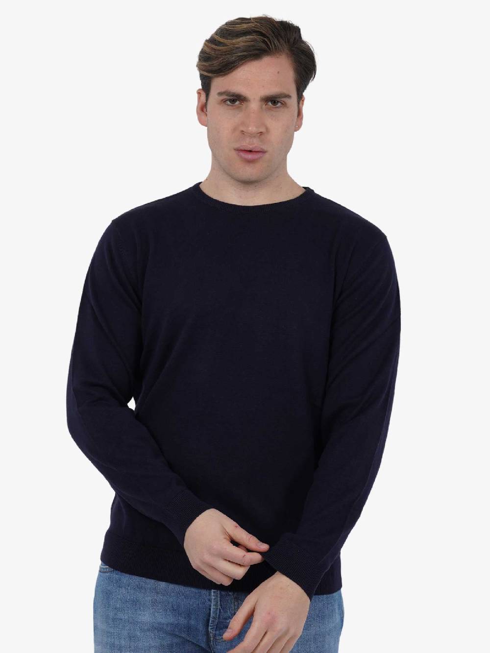 SSEINSE Maglia girocollo M/M ME2658SS uomo cotone blu